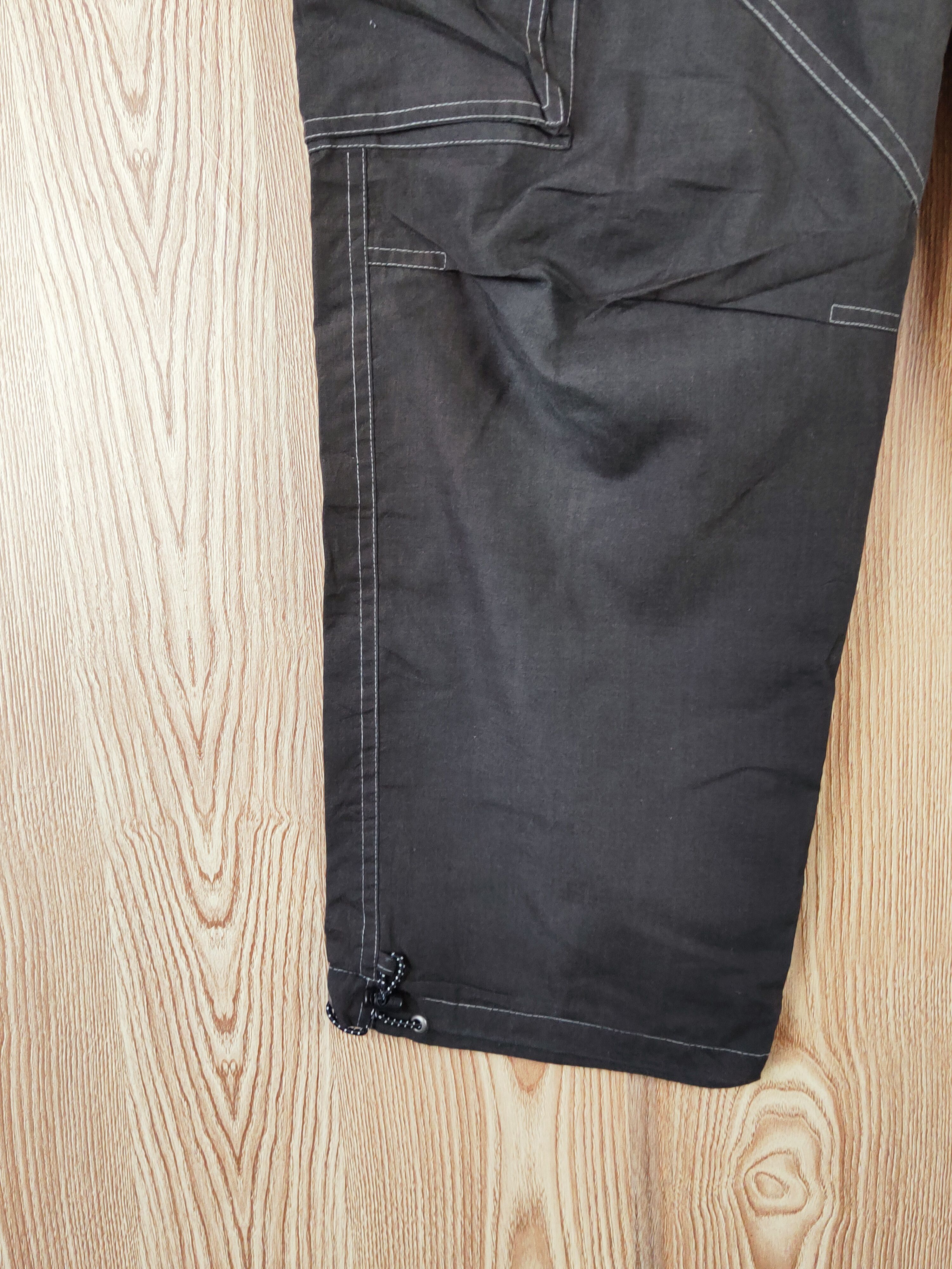 Japanese Brand First Down Black Multipocket Sweatpants #W627 Size US 31 - 4 Thumbnail