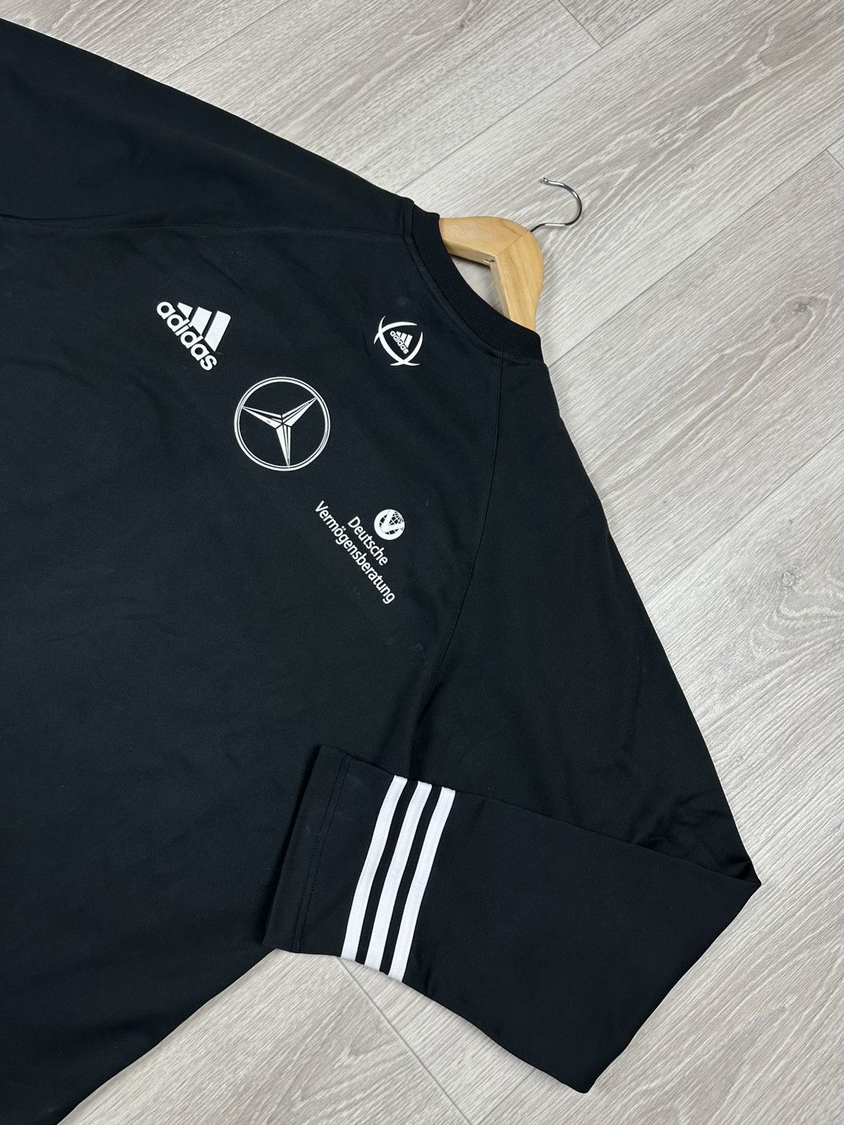 Adidas × Vintage Adidas Mercedes Sweatshirt Jerseys Talent Bochum Enbw Size M Size US M / EU 48-50 / 2 - 7 Thumbnail