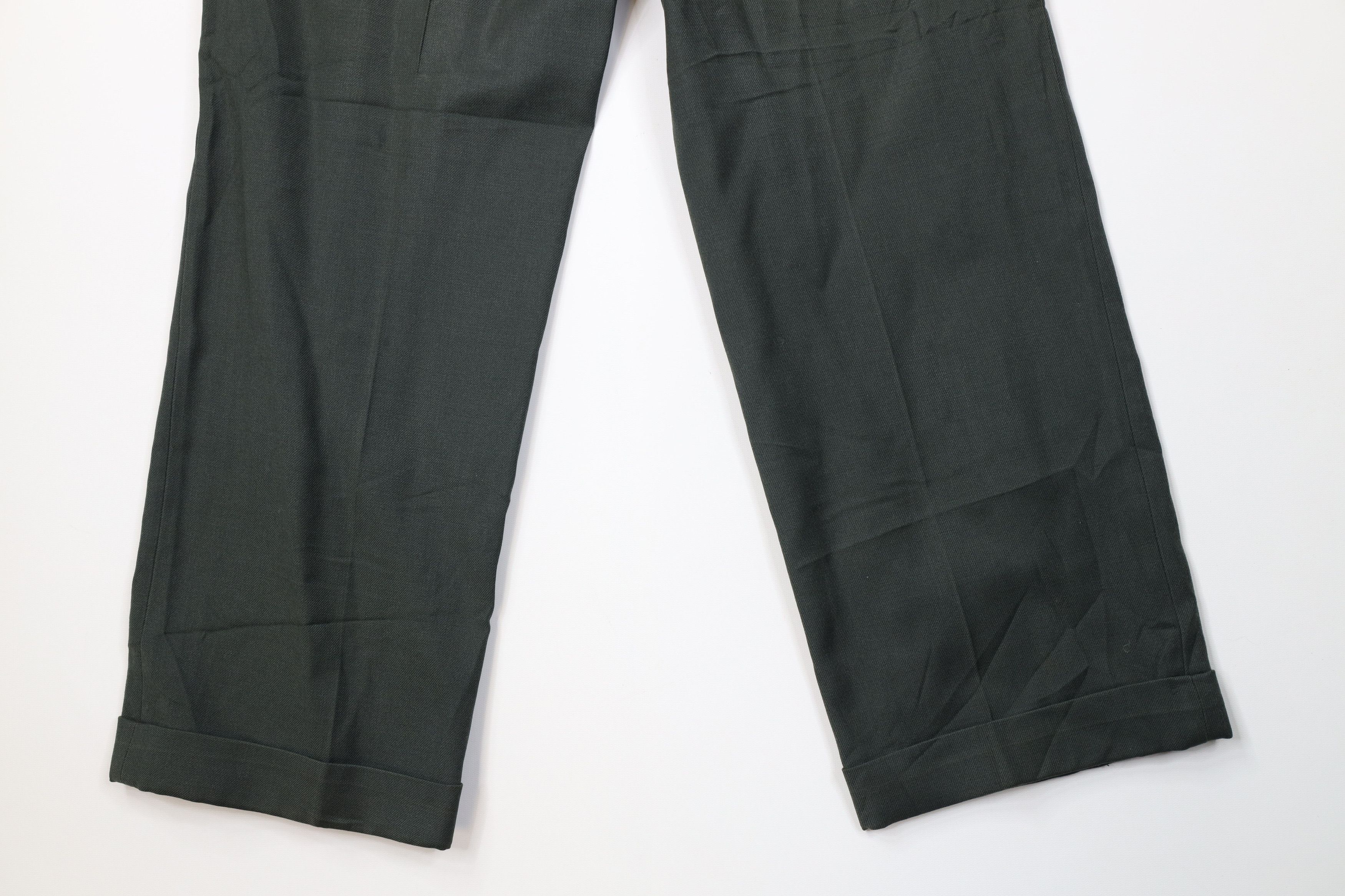 Vintage Vintage 50s Korean War Wool Shade NR 44 Serge Class 3 Pants Size US 31 - 16 Thumbnail