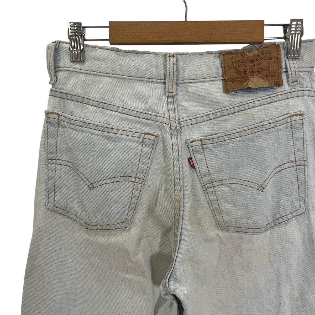 Levi's Vintage Levis 610-0217 Distressed Denim Size US 27 - 10 Thumbnail