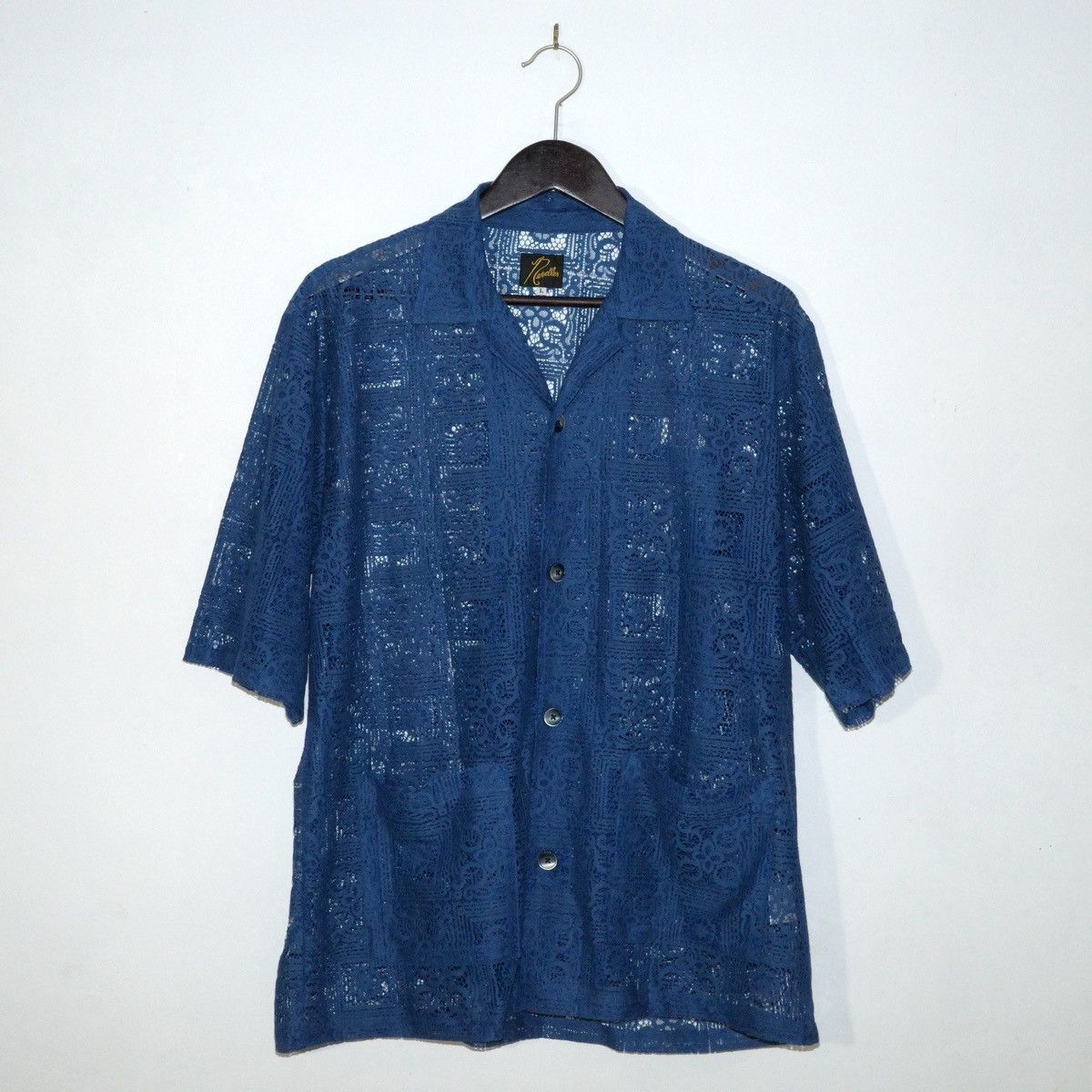 Needles Needles Cabana Shirt Square Lace Cloth Button Up Japan