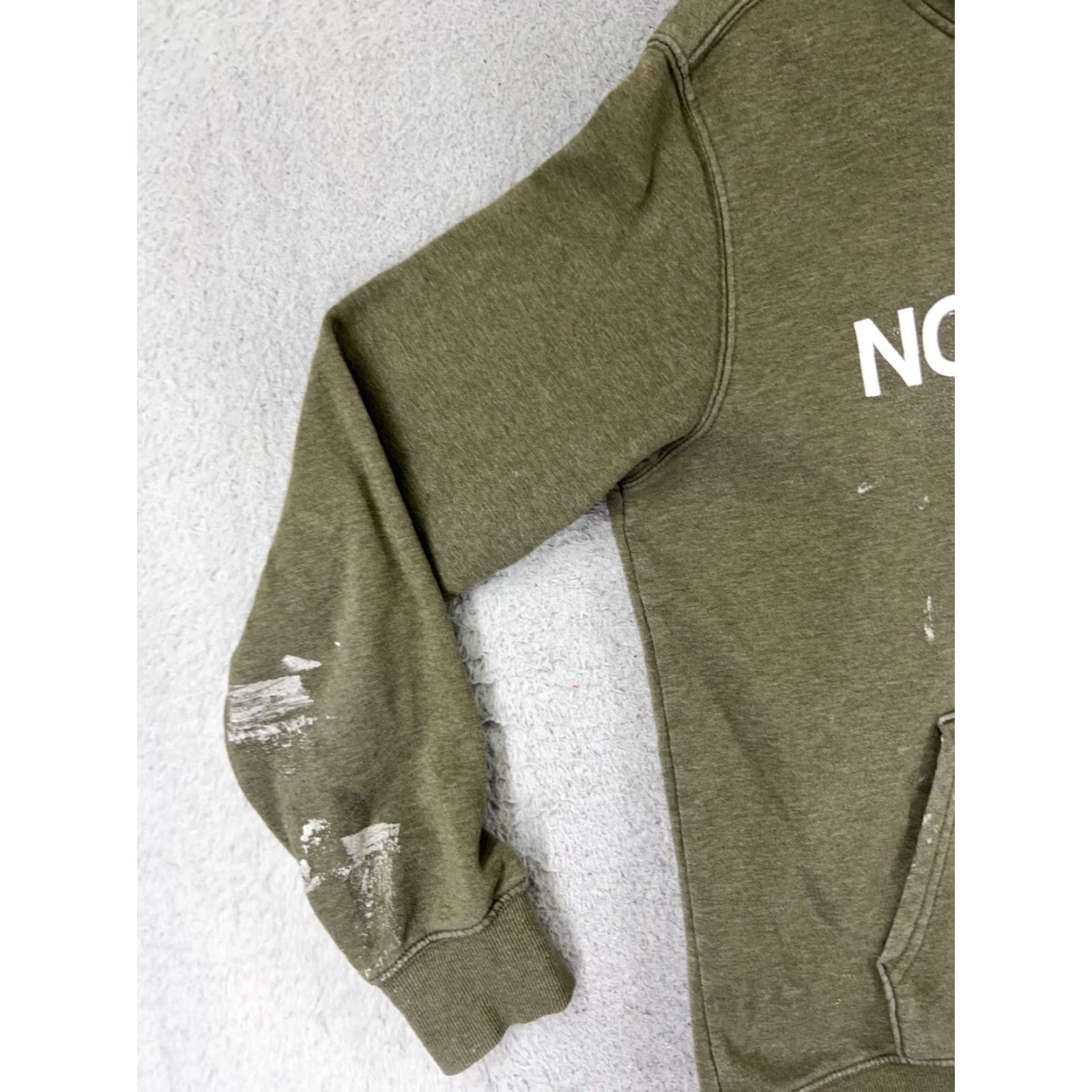 The North Face The North Face Hoodie Men M Green Pullover Pocket Cotton Blend Read Size US M / EU 48-50 / 2 - 3 Thumbnail