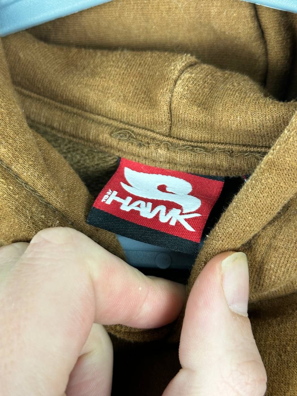 Tony Hawk × Vintage Vintage Tony Hawk Brown Hoodie Y2K Embroidered SK8 Grunge Size US S / EU 44-46 / 1 - 6 Thumbnail