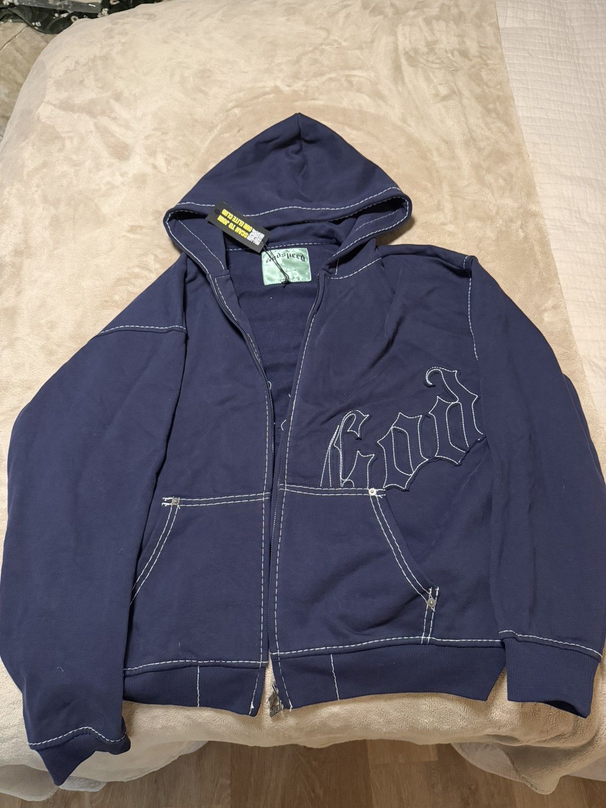 Godspeed Godspeed Navy Blue Sweatsuit Hoodie & Sweatpants Set XL Size US XL / EU 56 / 4 - 2 Thumbnail