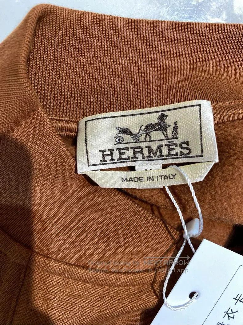 Hermes Hermes Men's Brown Bomber Jacket. Size US M / EU 48-50 / 2 - 7 Thumbnail