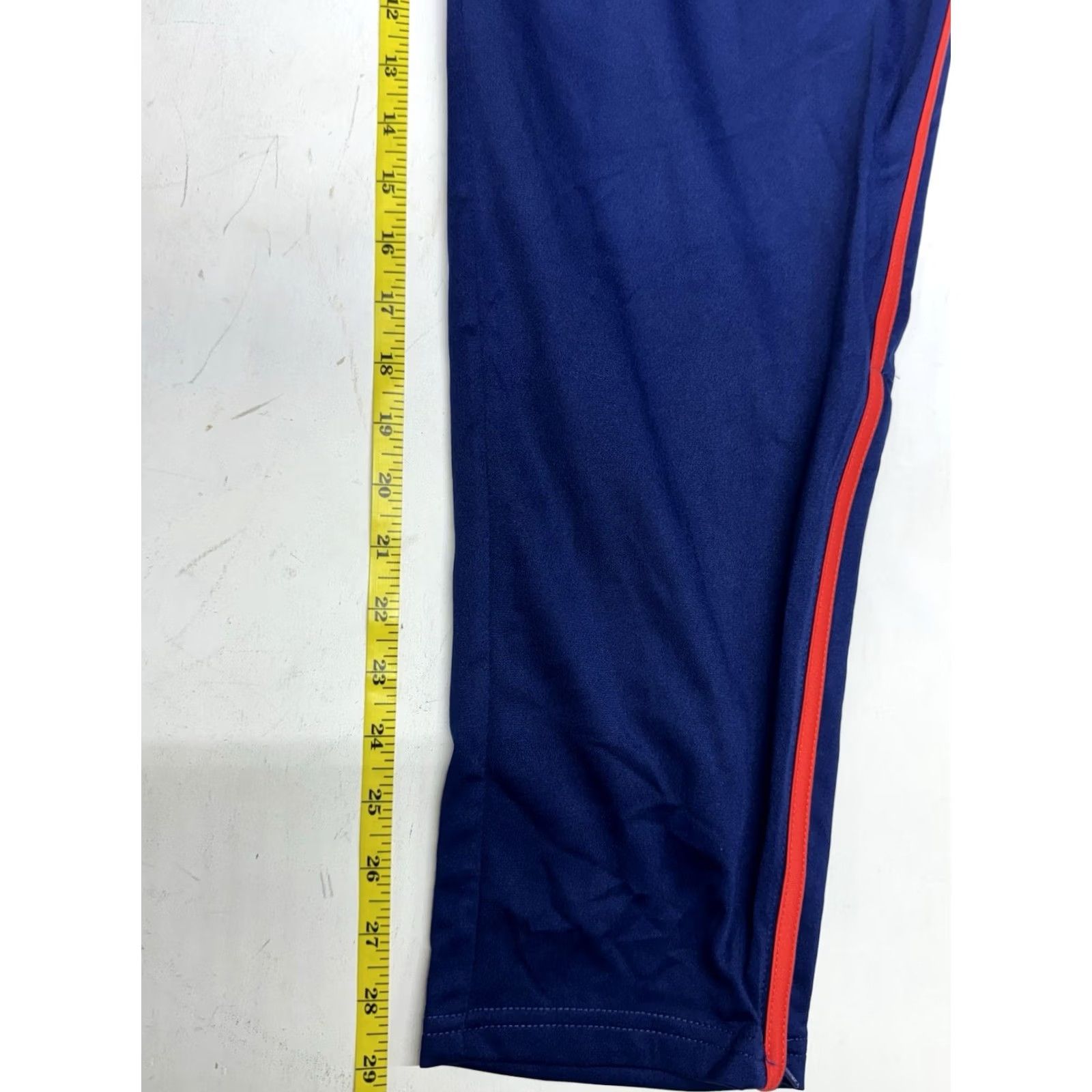 ESPIRIT Ted Lasso AFC RICHMOND Men's L Blue Track Pants Zippered Bottom Spirit Costume Size US 33 - 5 Thumbnail