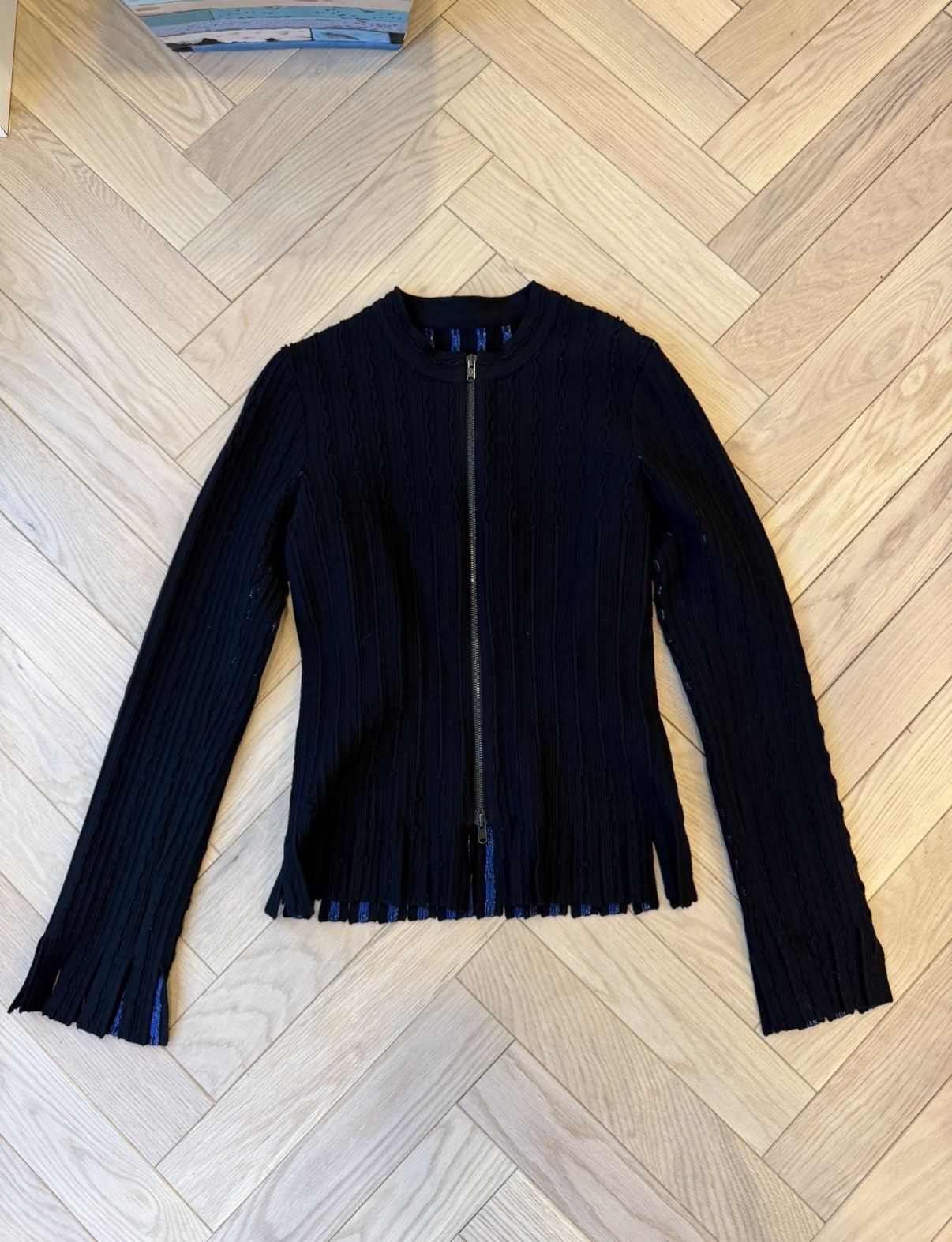 Alaia ALAÏA BLACK & BLUE ZIP UP Size M / US 6-8 / IT 42-44 - 1 Thumbnail