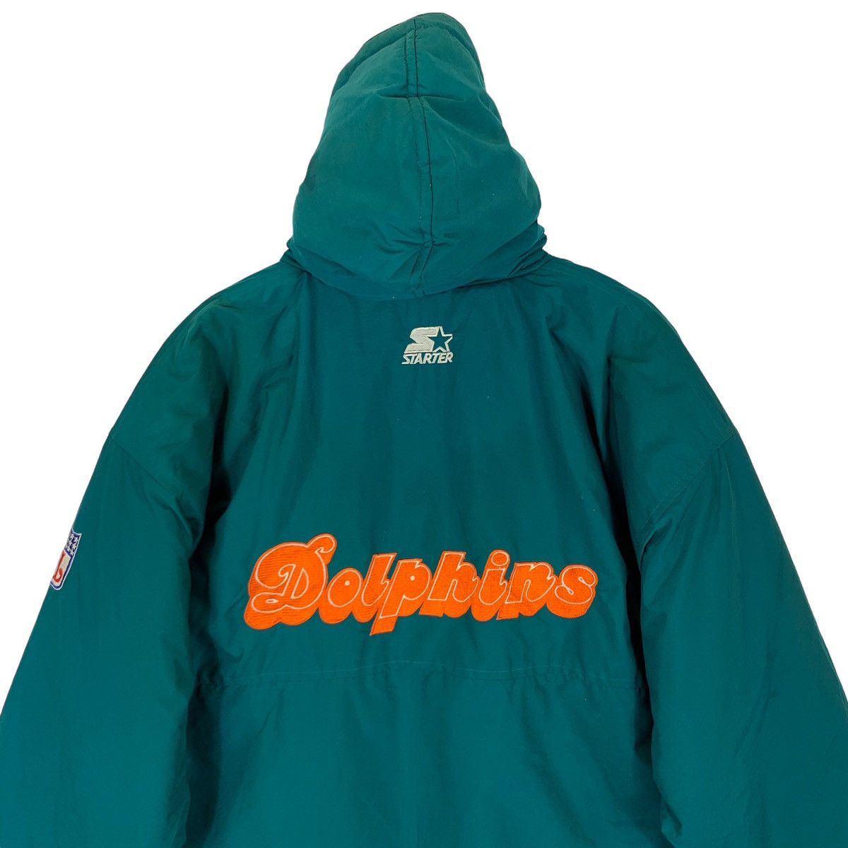 Starter × Vintage VINTAGE MIAMI DOLPHINS NFL STARTER BOMBER LIGHT JACKET Size US M / EU 48-50 / 2 - 12 Thumbnail