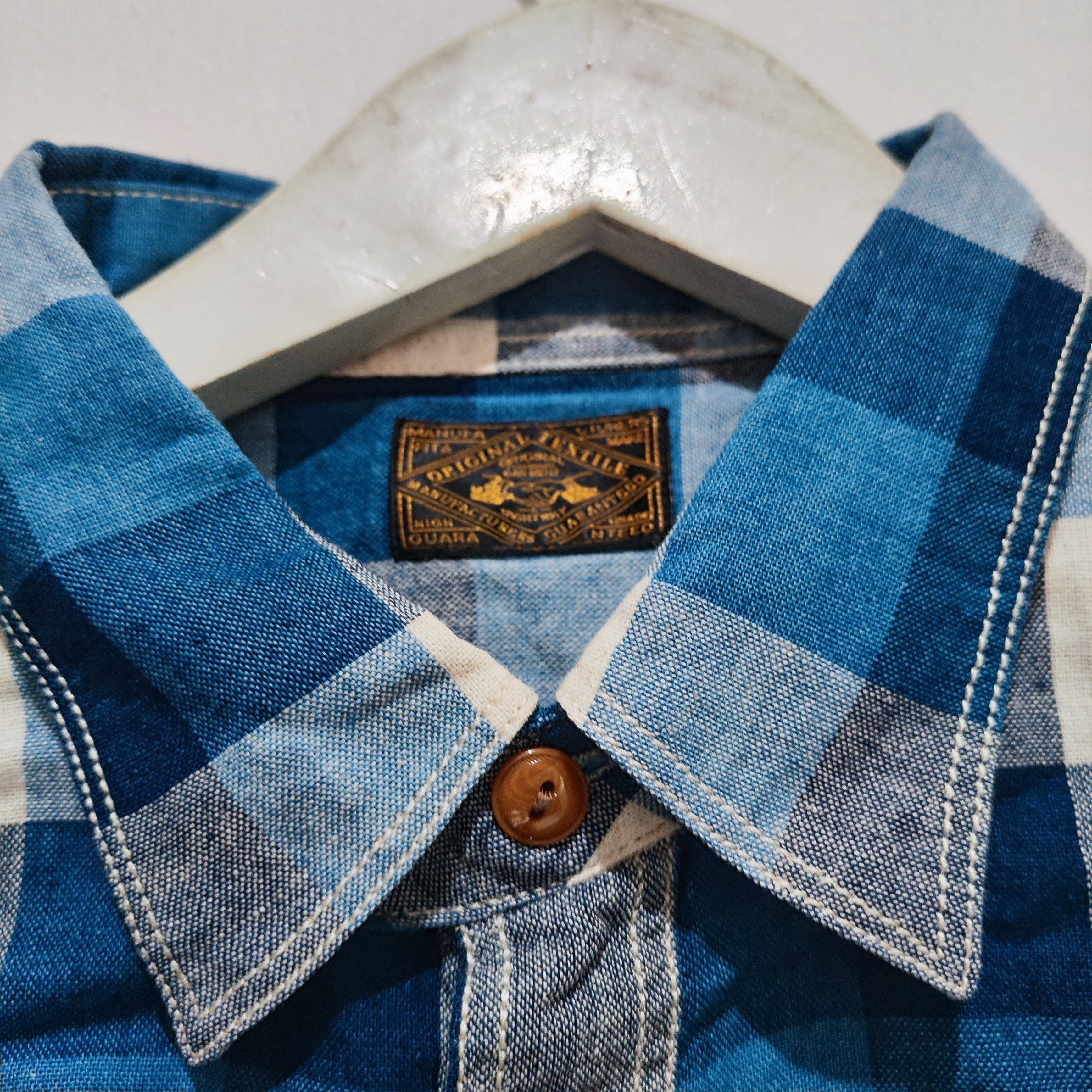 Vintage Vtg flannel chambray Size US L / EU 52-54 / 3 - 3 Thumbnail