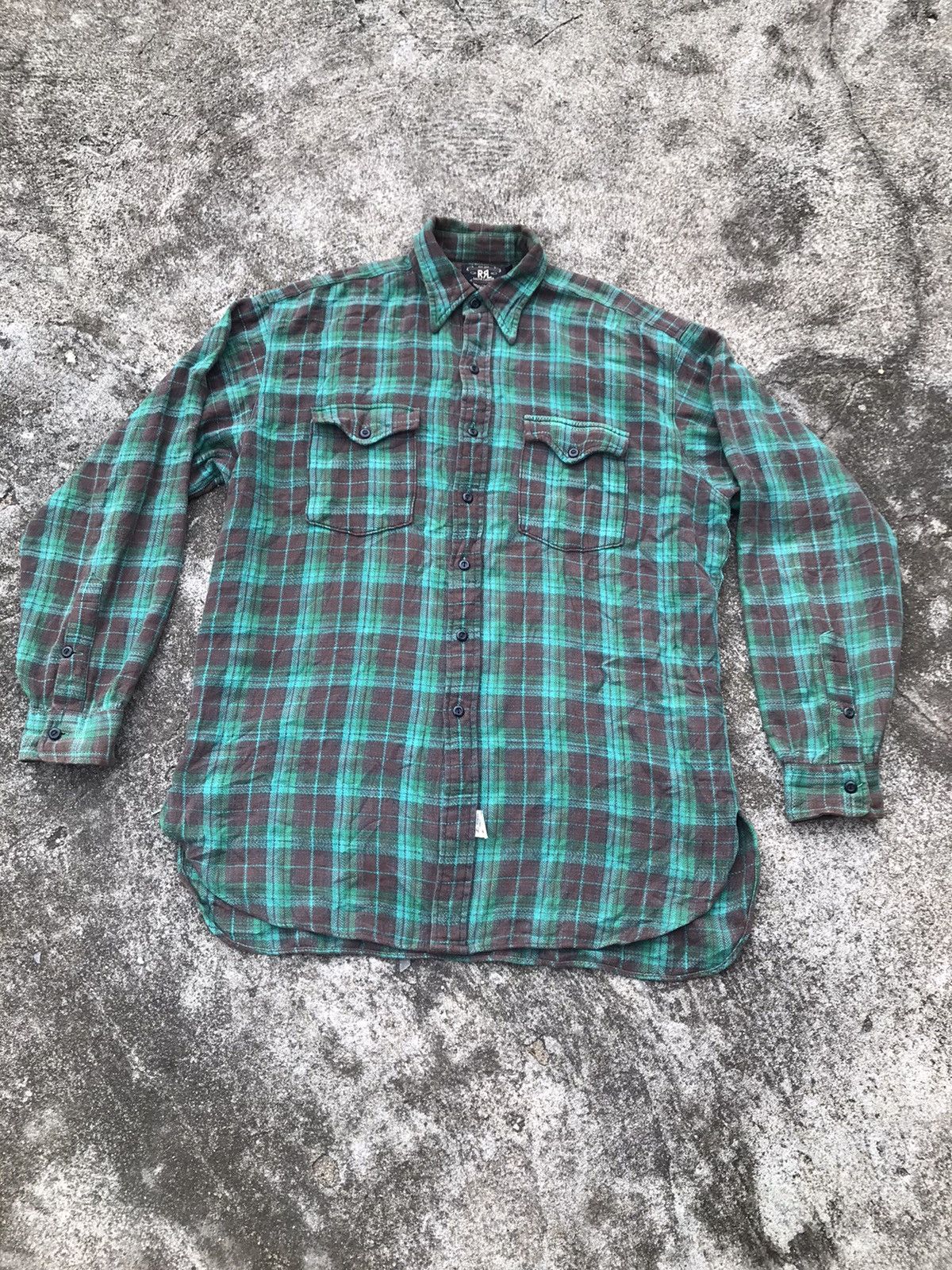 Ralph Lauren RRL shirt button up shadow plaid Size US M / EU 48-50 / 2 - 1 Thumbnail