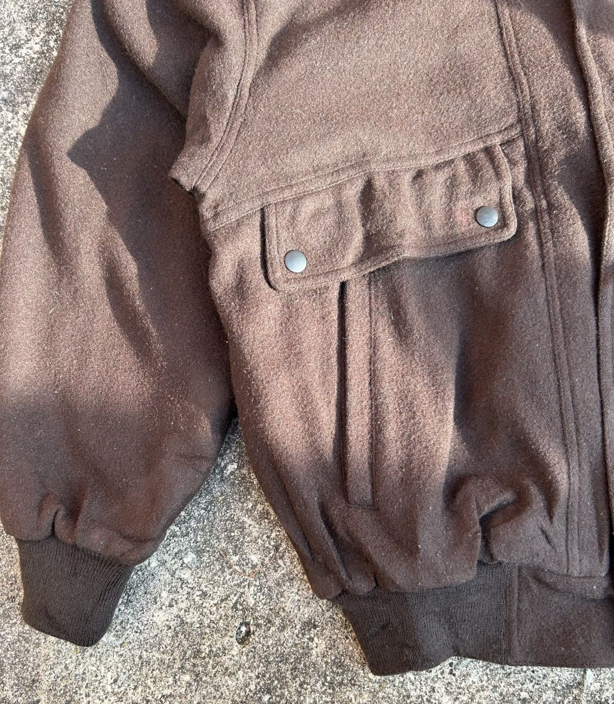 Seven 7 Japanese Sevenjack Wool Bomber Jacket Size US L / EU 52-54 / 3 - 2 Thumbnail