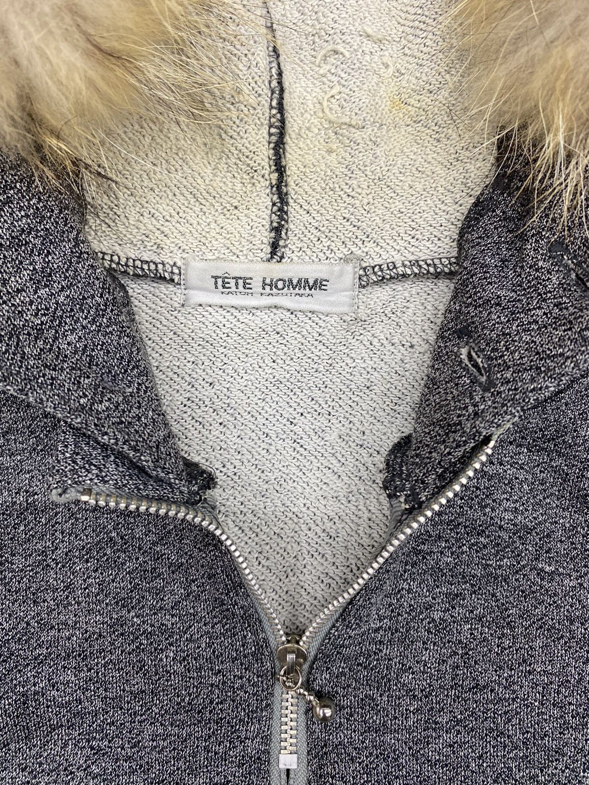 If Six Was Nine × Japanese Brand × Tete Homme Faux fur hoodie TETE homme japanese brand Size US L / EU 52-54 / 3 - 4 Thumbnail