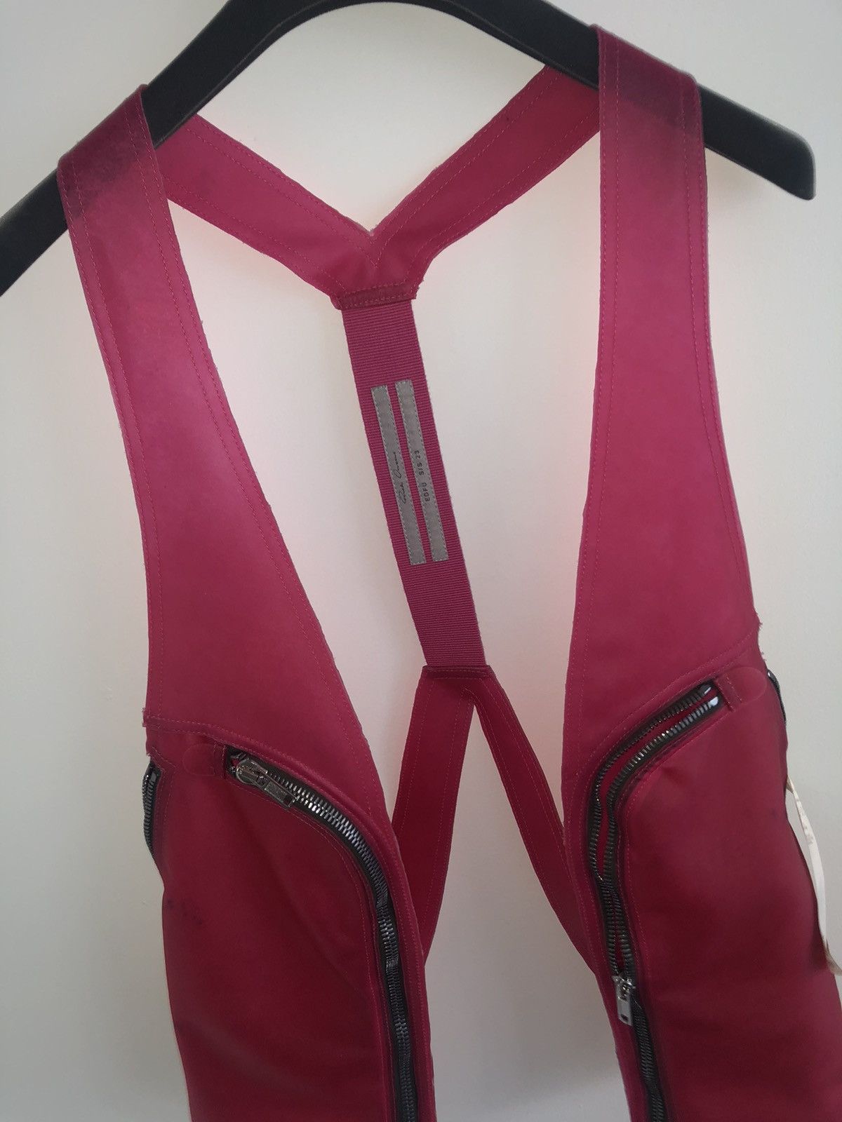 Rick Owens × Rick Owens Drkshdw RICK OWENS Pink Bauhaus Vest New Translucent Size US L / EU 52-54 / 3 - 2 Thumbnail