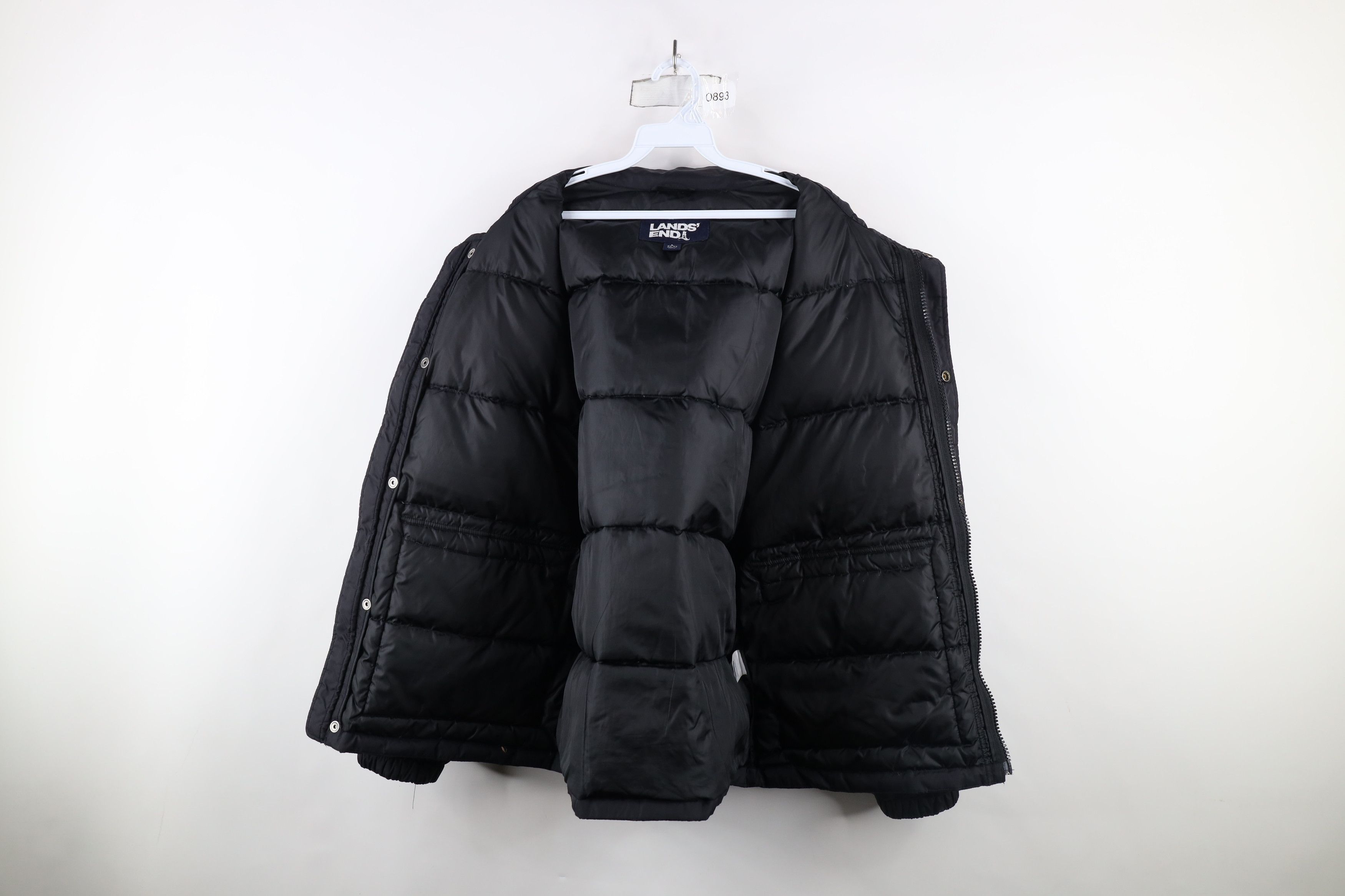 Lands' End × Vintage Vintage Y2K Lands End Down Insulated Puffer Jacket Black Size US L / EU 52-54 / 3 - 9 Thumbnail