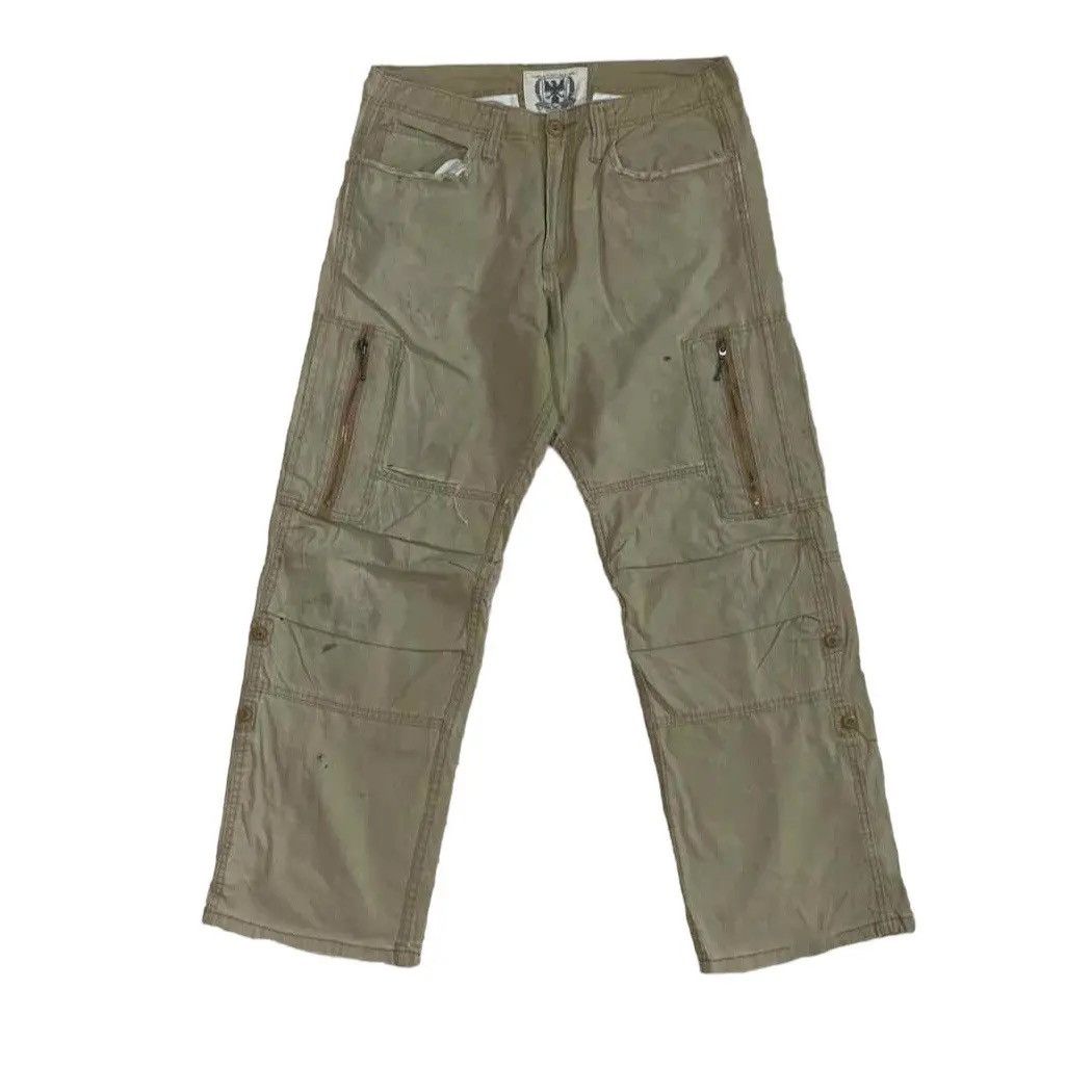 Japanese Brand RUSTY DIRTY! Japanese Vintage Utility Trousers Distressed Size US 31 - 1 Thumbnail