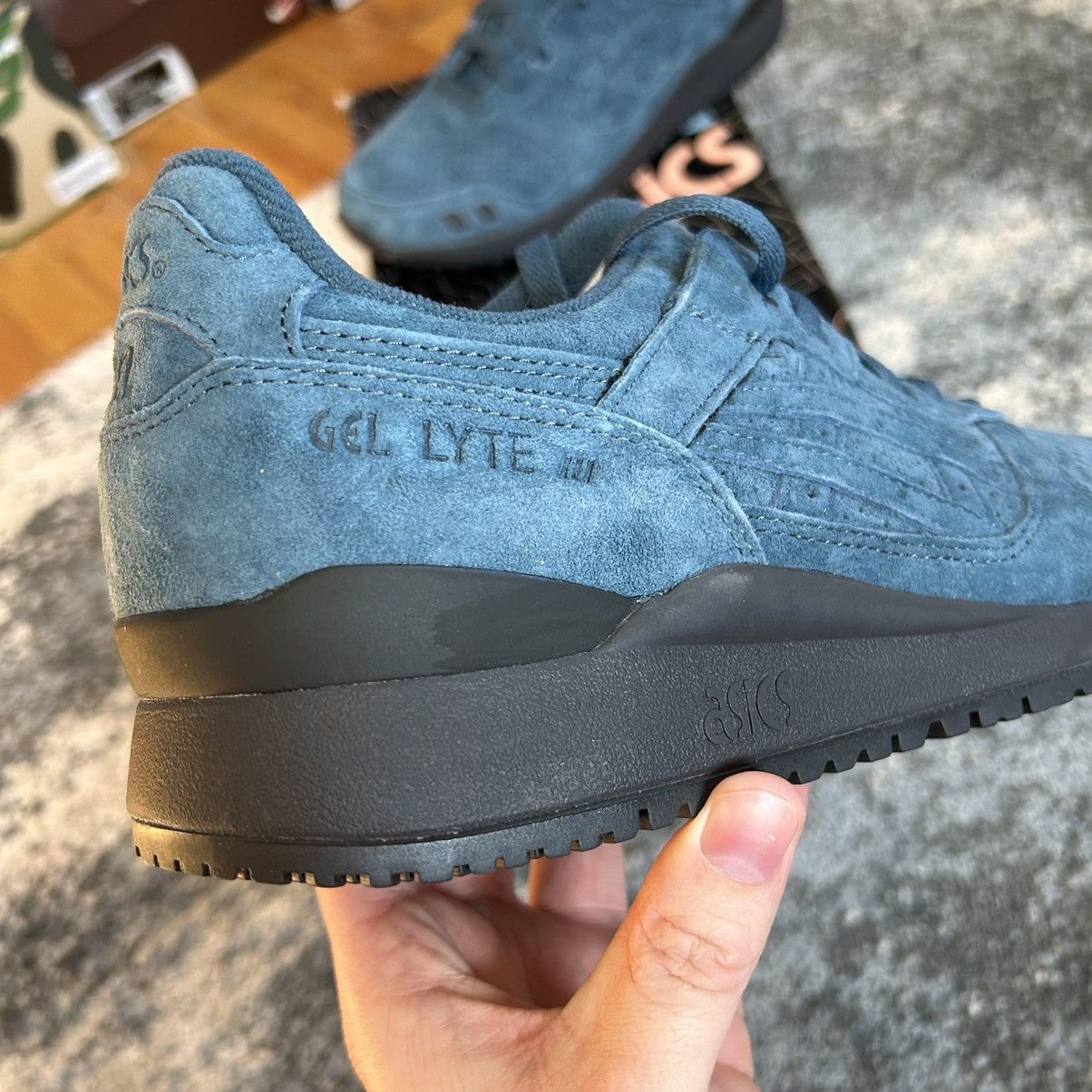 Asics × Kith × Ronnie Fieg 1201A224-300 FW20 KXTH GEL LYTE iii “THE PALETTE” ANCHOR Size US 8.5 / EU 41-42 - 6 Thumbnail