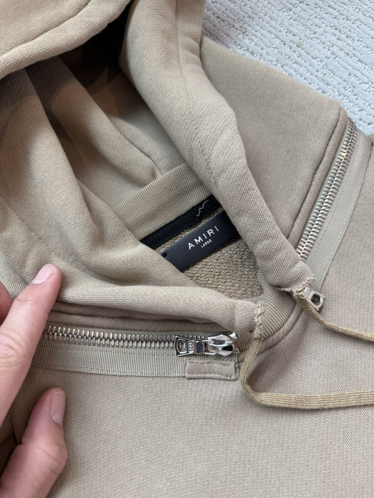 Amiri Amiri Removable Hood Hoodie Sz L Size US L / EU 52-54 / 3 - 3 Thumbnail