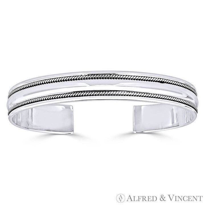 Other Open Cuff Twist-Rope-Detail Adjustable Bangle Size ONE SIZE - 1 Preview