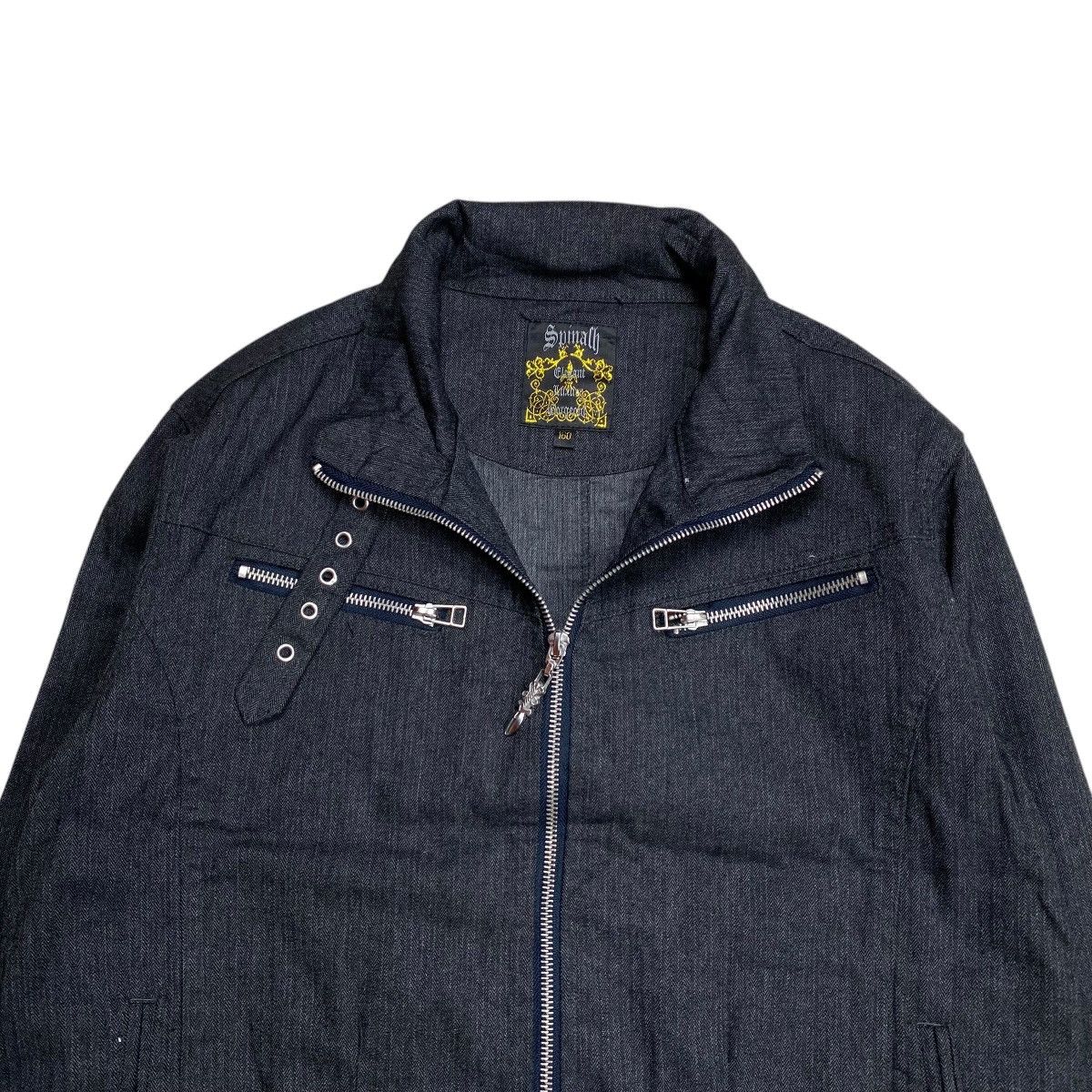 If Six Was Nine Spinash Bikers Denim Jacket Size US M / EU 48-50 / 2 - 2 Thumbnail