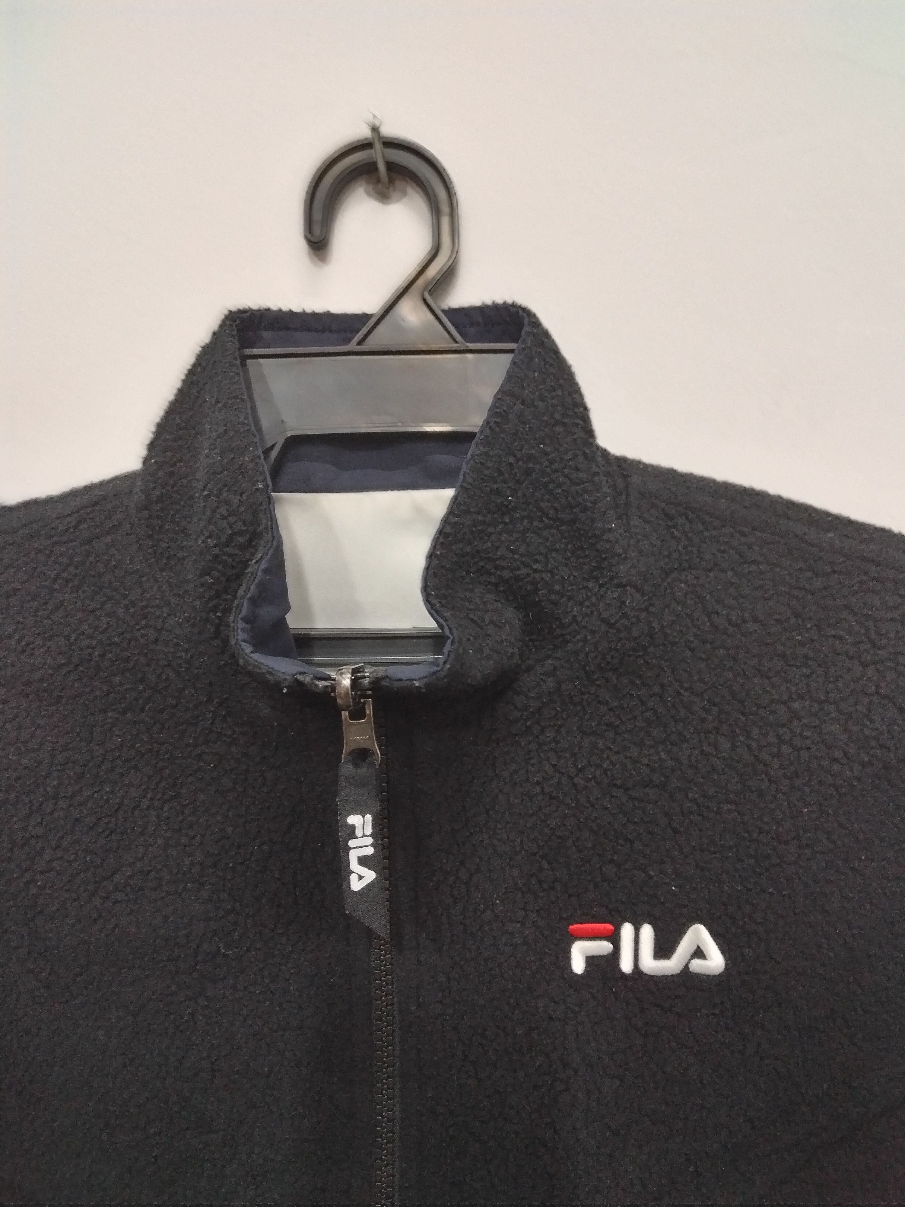 Fila REVERSIBLE💥 Fila biella italia Bomber Fleece & nylon Size US S / EU 44-46 / 1 - 13 Thumbnail