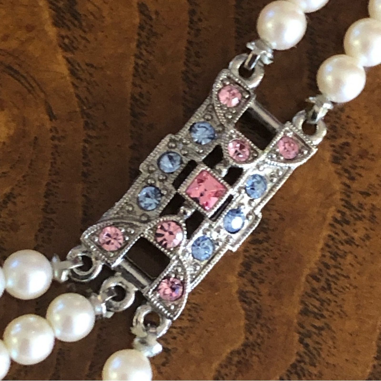 Vintage Vintage 1928 elegant classy pearl necklace and earring set Size ONE SIZE - 10 Thumbnail