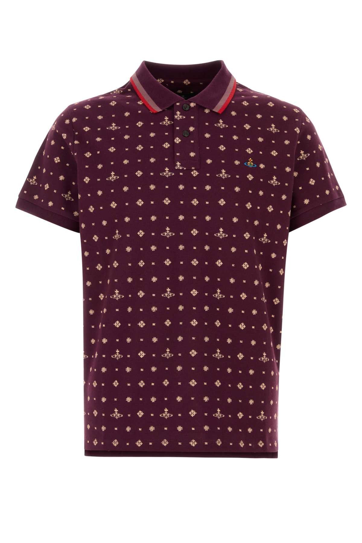 Vivienne Westwood Embroidered Piquet Polo Shirt Size US L / EU 52-54 / 3 - 1 Thumbnail