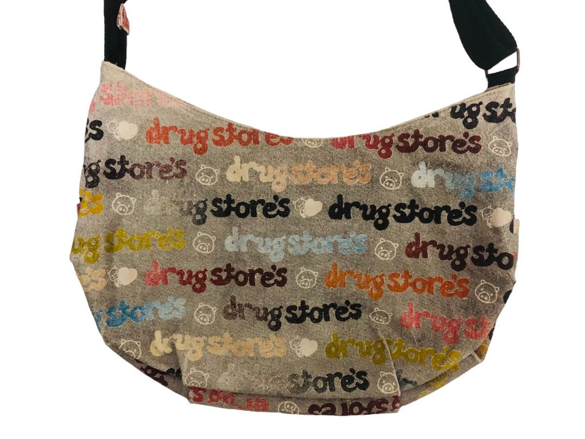 20471120 × Beauty Beast × Japanese Brand DOPE 🔥 DRUG STORES 🇯🇵 SHOULDER SLING BAG POP STYLE MONOGRAM Size ONE SIZE - 7 Thumbnail