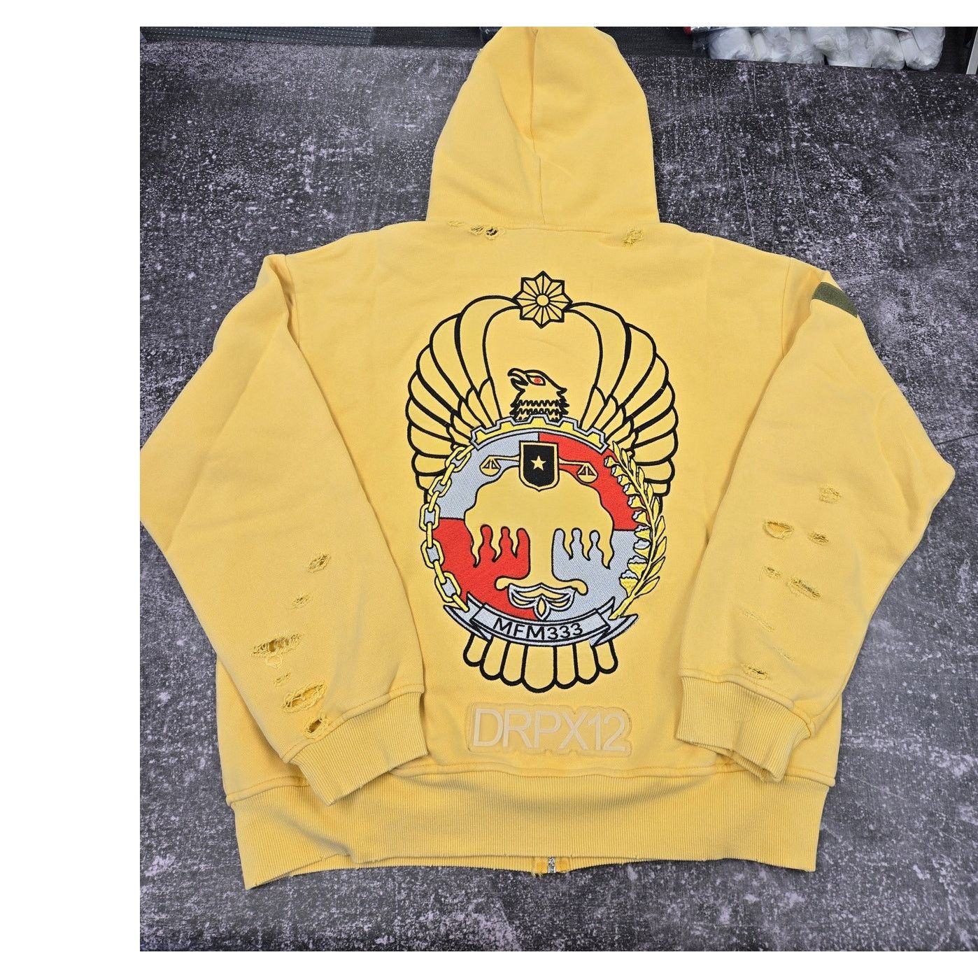 murd333r.fm Murd333r.fm Special Ops Yellow Zip Up Size Large DSWT Size US L / EU 52-54 / 3 - 2 Thumbnail