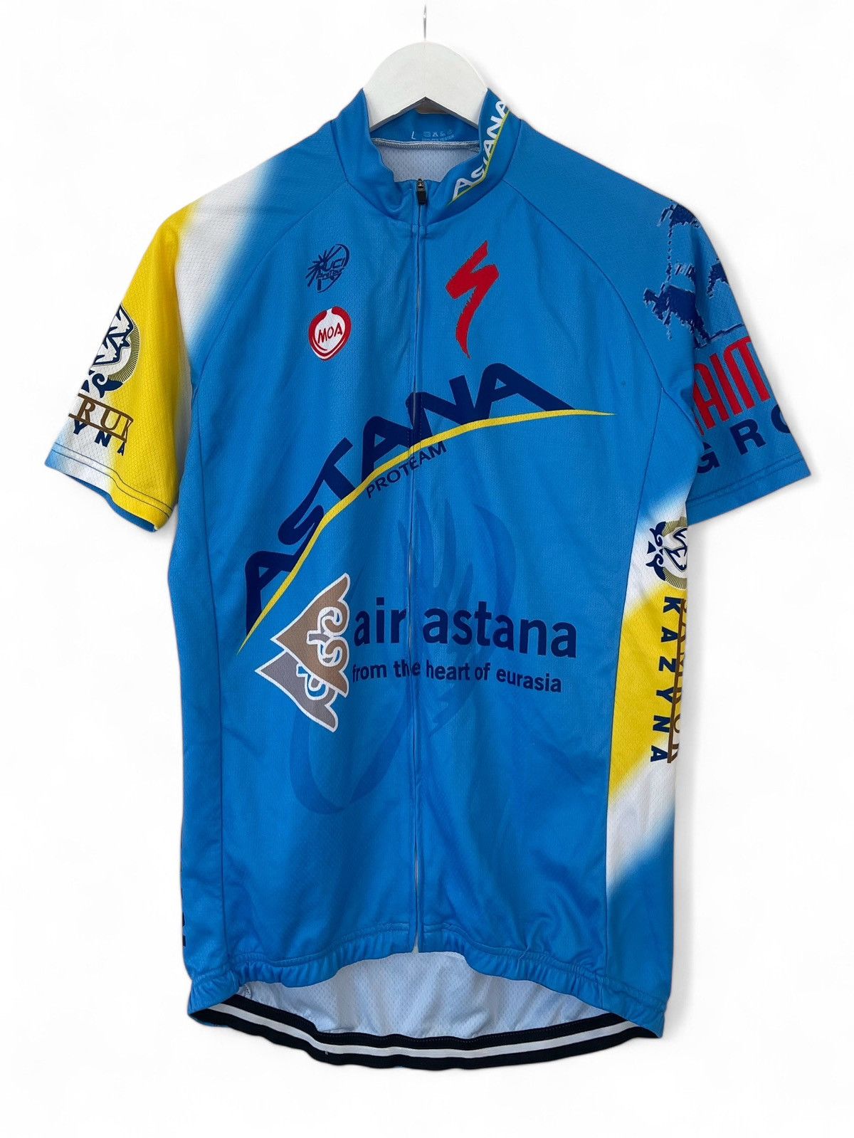 Vintage Astana Cycling Pro Team Shirt Jersey MOA Men's Size L Size US L / EU 52-54 / 3 - 2 Thumbnail