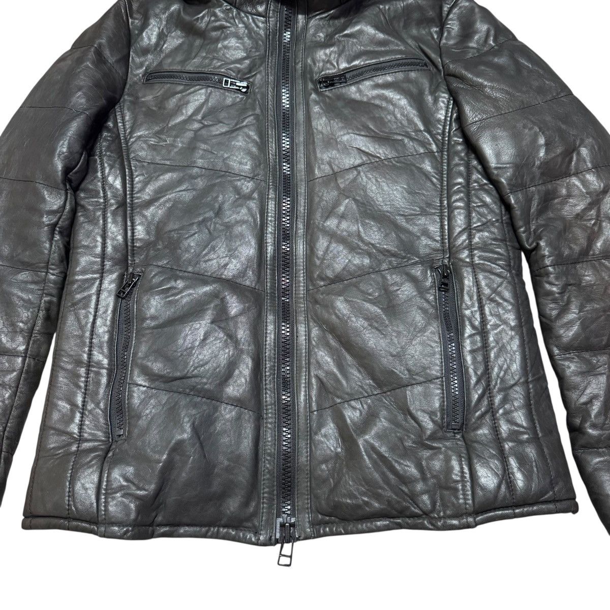 AZ by junhashimoto Az Junhashimoto Lamb Leather Puffer Jacket Size US M / EU 48-50 / 2 - 4 Thumbnail
