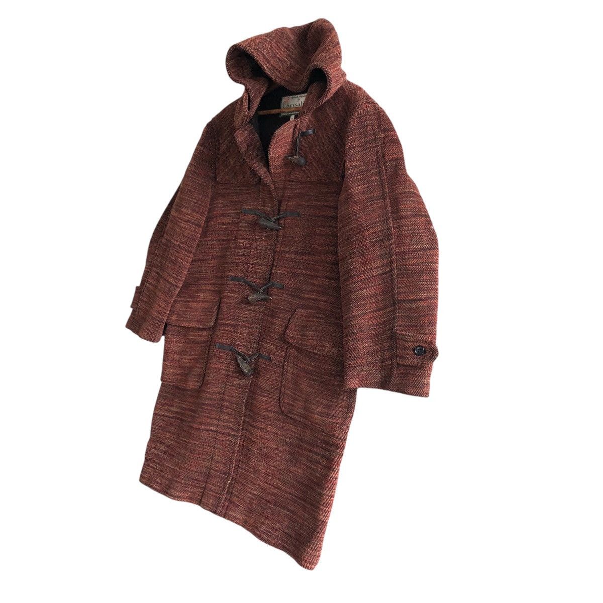 Designer × Vintage Chrysalis England Long Hooded Jacket Brown Vintage Size M Size US M / EU 48-50 / 2 - 3 Thumbnail