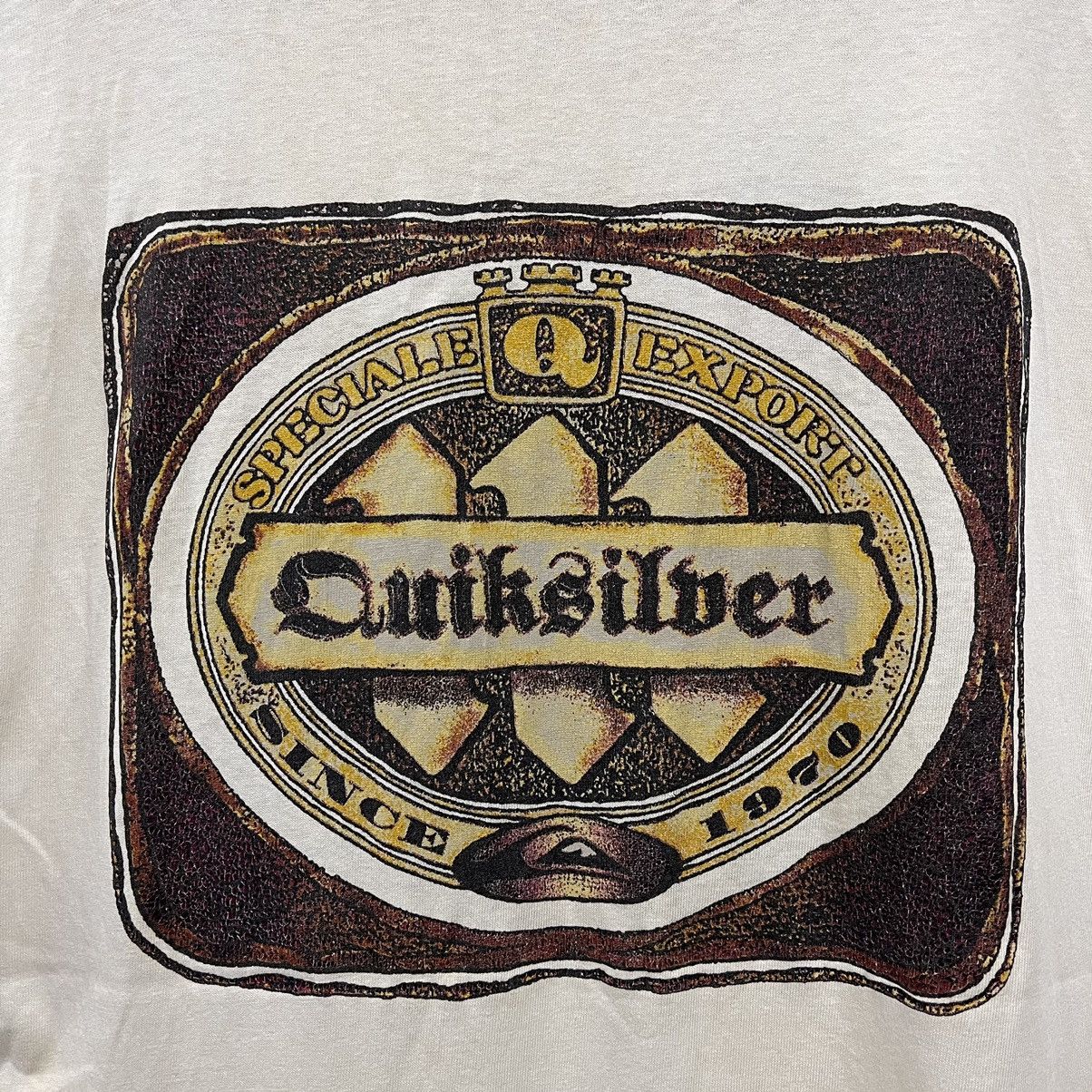 Quiksilver Vintage 90s Quiksilver big logo tshirt Size US M / EU 48-50 / 2 - 3 Thumbnail