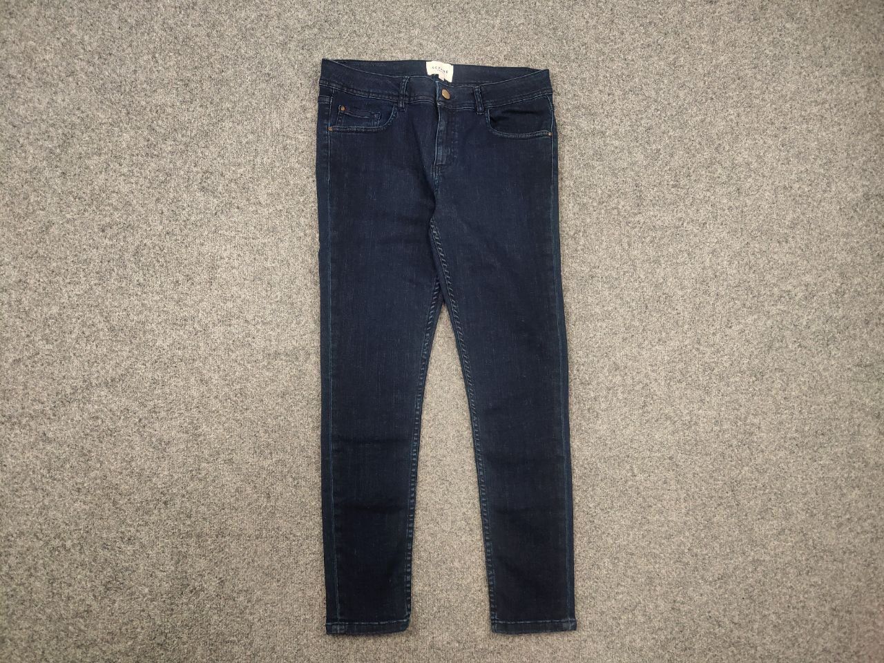 Sezane Sezane Design Dark Blue cotton Blend Slim Fit Denim Jeans Size 32" / US 10 / IT 46 - 2 Thumbnail
