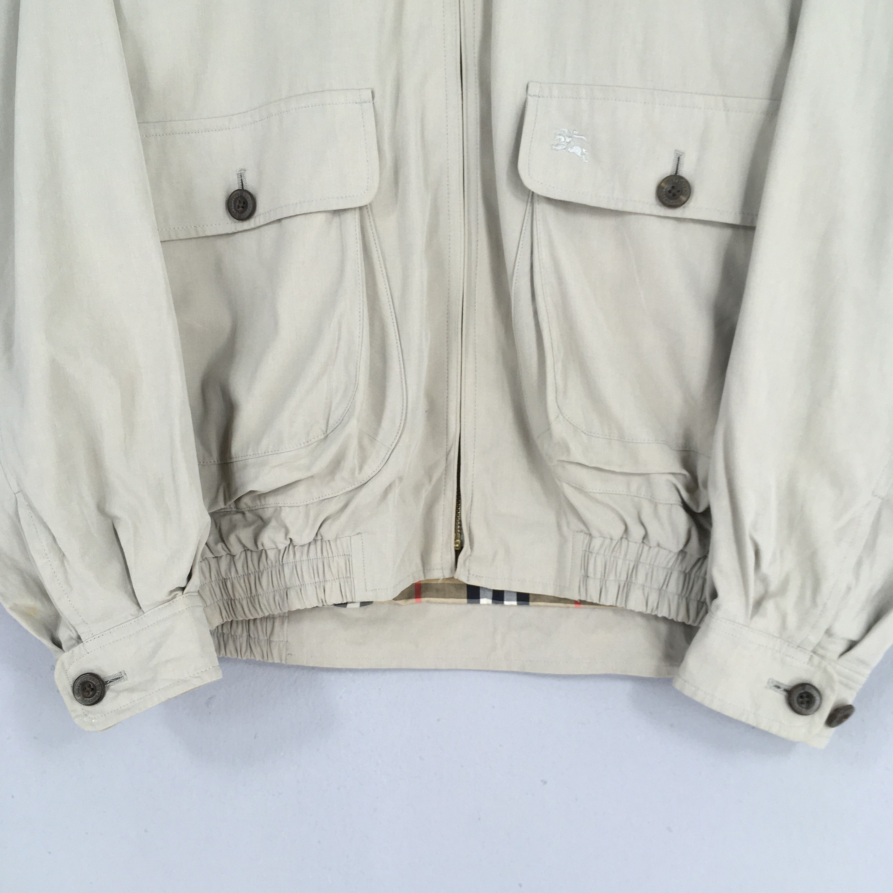 Burberry Vintage 90s Burberrys England Zipper Coat Medium Size US M / EU 48-50 / 2 - 3 Thumbnail