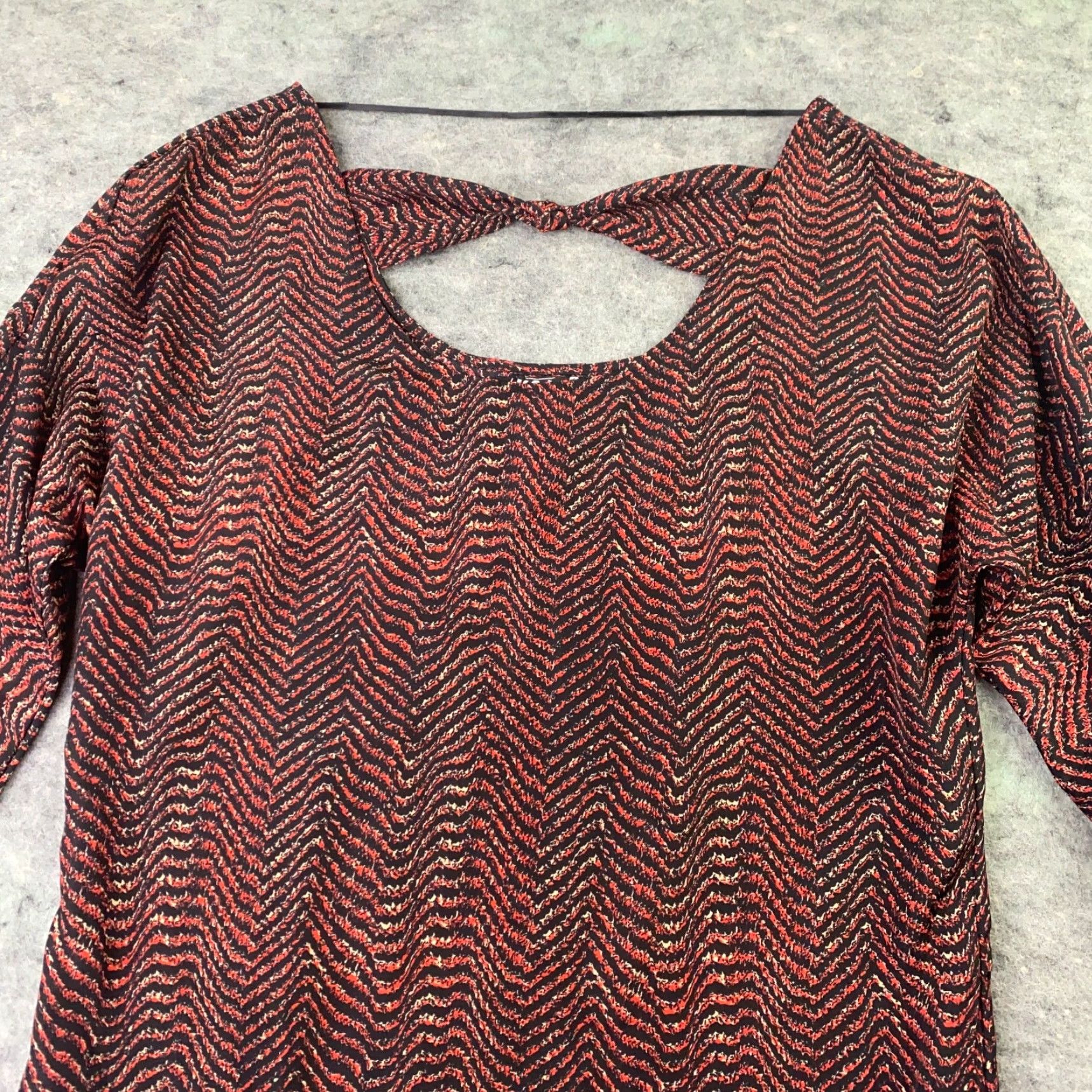 Volcom Volcom Womens Dress Small Red Striped Pockets Mini Flowy Casual Party/Cocktail Size S / US 4 / IT 40 - 2 Thumbnail