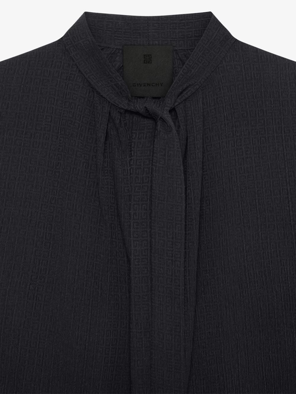 Givenchy o1w1db10325 Lavalliere Blouse in Black Size XS / US 0-2 / IT 36-38 - 6 Thumbnail