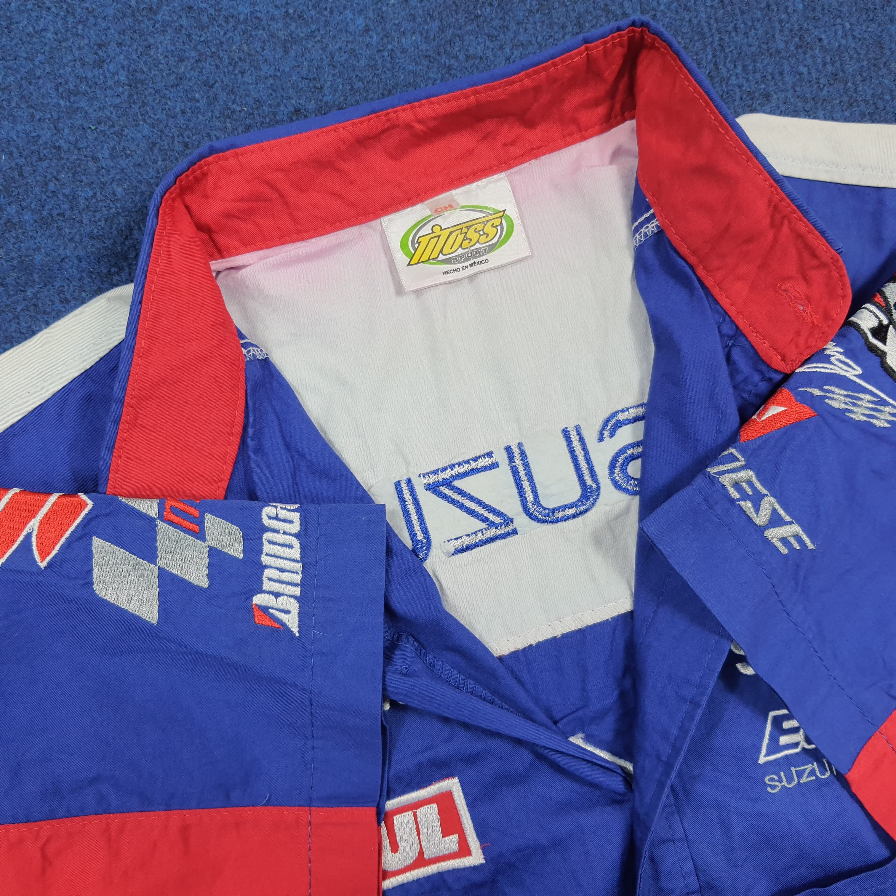 Japanese Brand Vintage Suzuki Hayabusa MotoGP Racing Work Shirt C294N67 Size US S / EU 44-46 / 1 - 9 Thumbnail