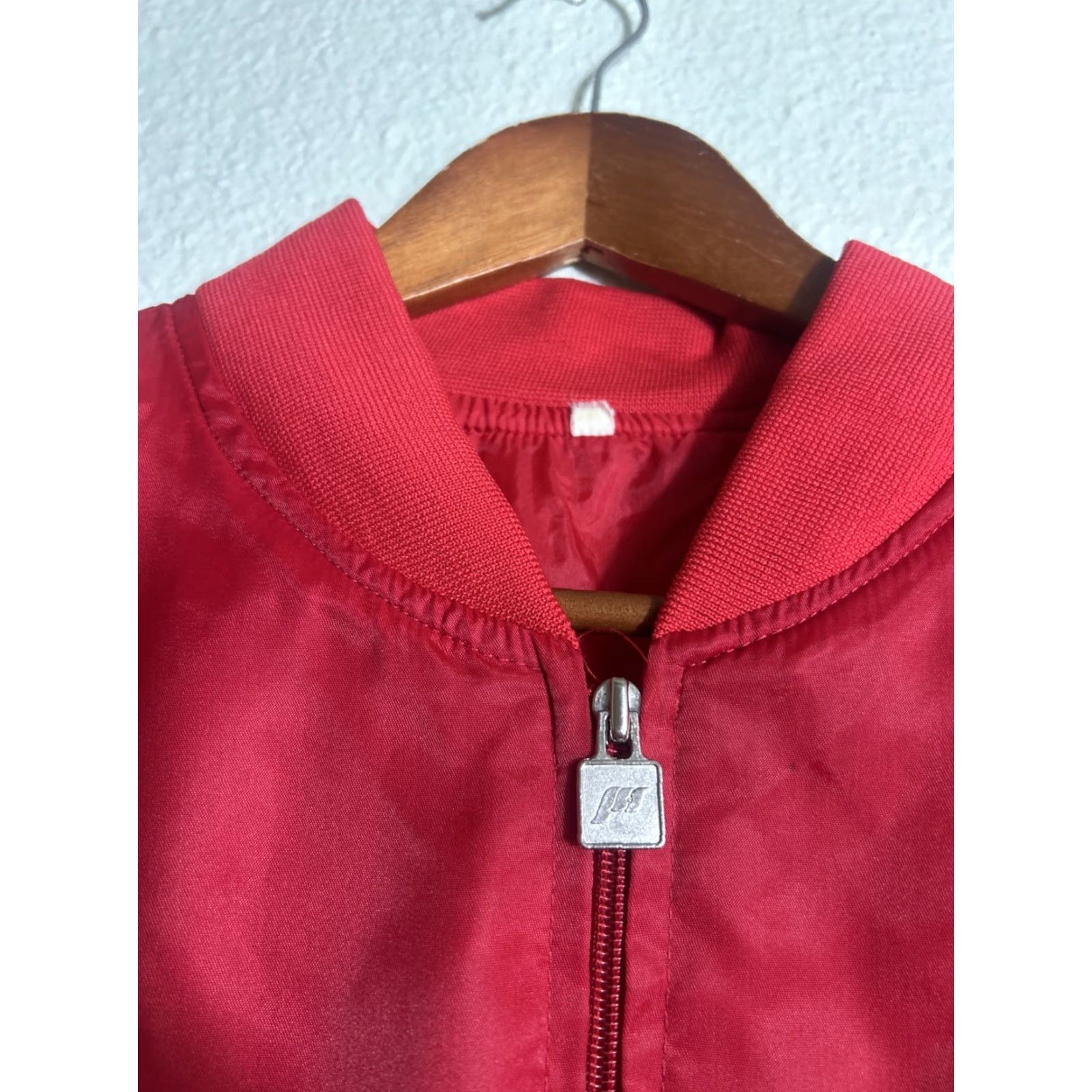 Vintage VINTAGE Satin Bomber Jacket Adult XXL Full Zip NorCal Dalmatians Red Mens Side? Size US XXL / EU 58 / 5 - 5 Thumbnail