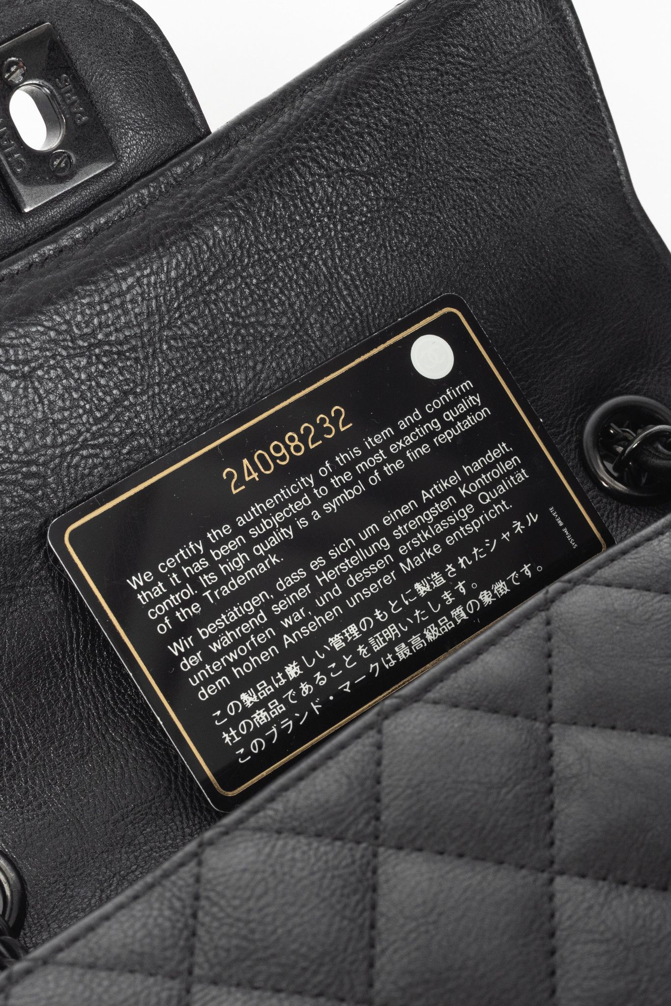 Chanel Chanel S17 Mini Classic Black Lambskin Quilted Flap Bag Size ONE SIZE - 14 Thumbnail