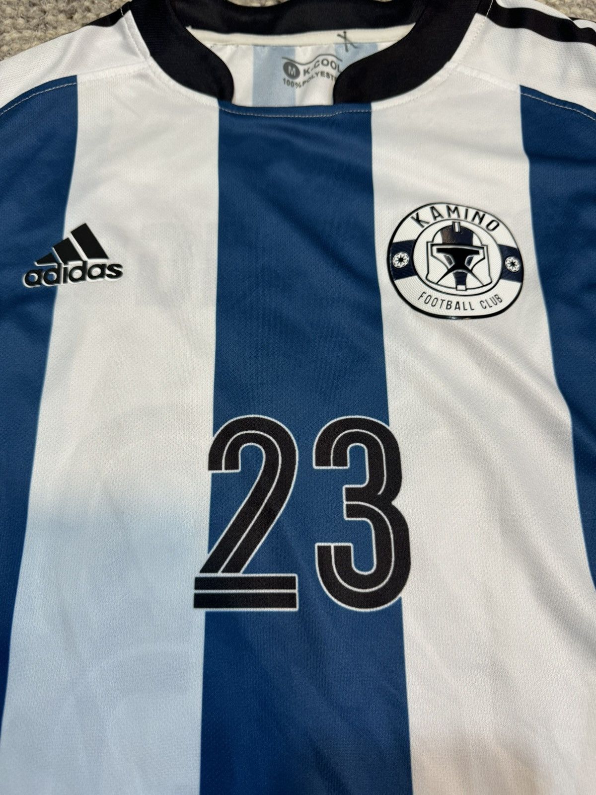 Adidas Adidas K-cool Kamino Soccer Jersey #23 Multicolor Medium Size US M / EU 48-50 / 2 - 2 Thumbnail
