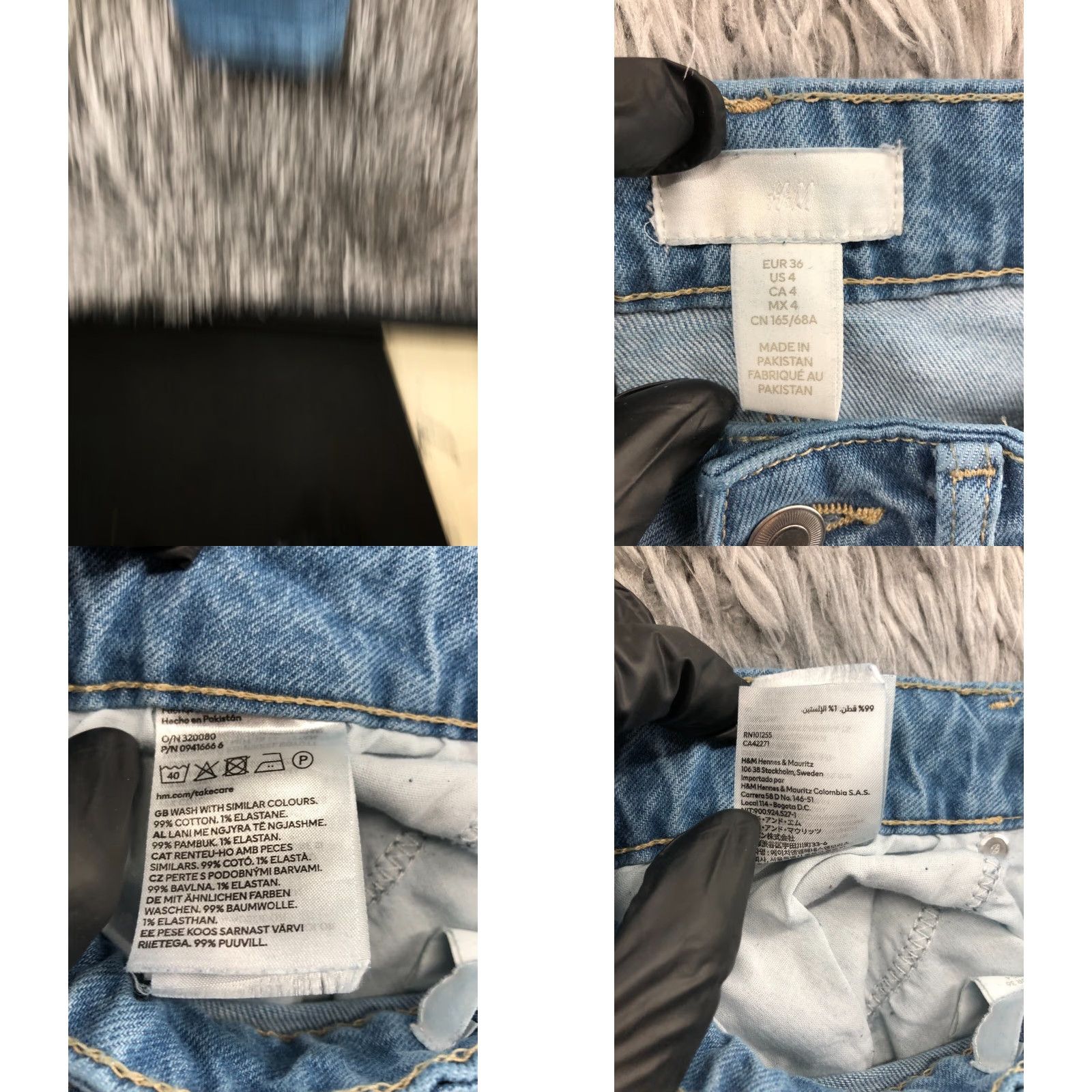 H&M H&M High Rise Taper Jeans Size 4 Womens Medium Wash Blue Jeans 27in Inseam 5-Pocket Design Regular Cotton Denim Brand H&M Womens Tangible Size 27" / US 4 / IT 40 - 8 Thumbnail