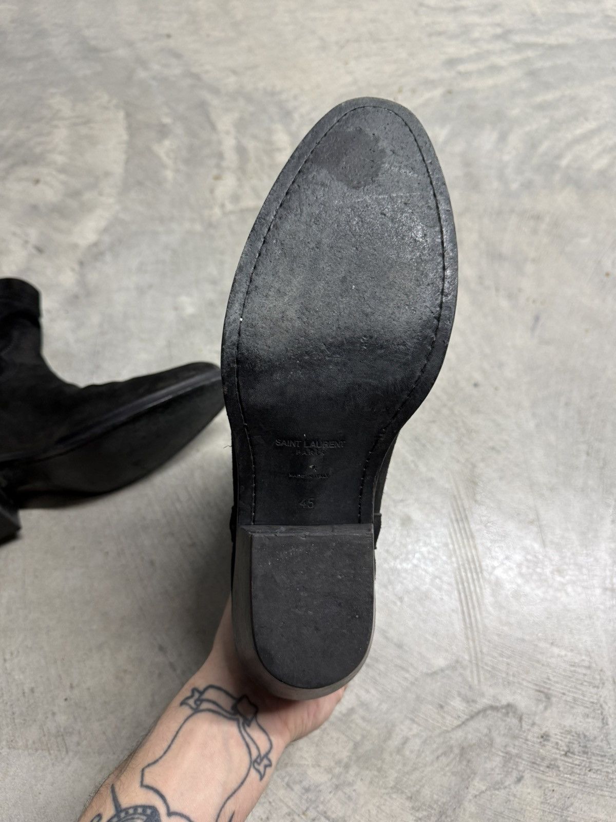 Saint Laurent Paris Saint Laurent Eastwood 45 Santiag Cowboy Boots Size US 12 / EU 45 - 8 Thumbnail