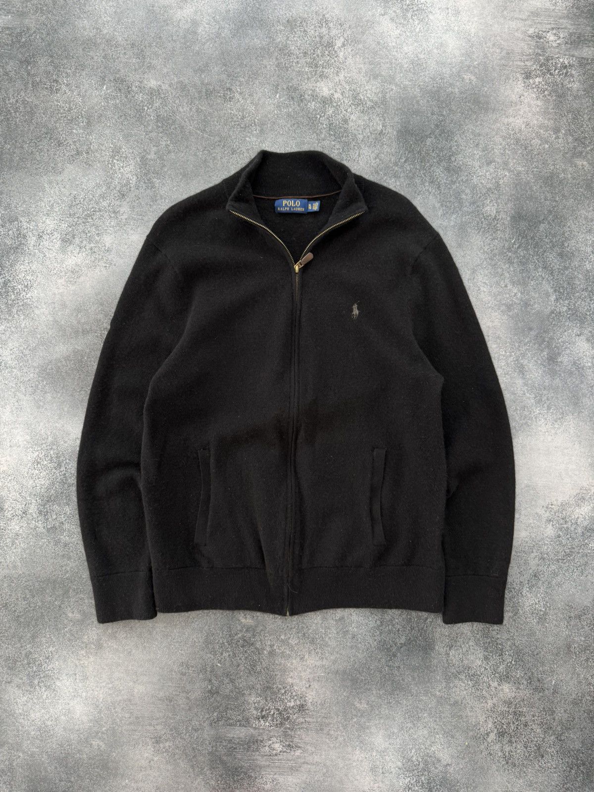 Polo Ralph Lauren VTG Polo Ralph Lauren wool sweater zip up Size US L / EU 52-54 / 3 - 1 Thumbnail