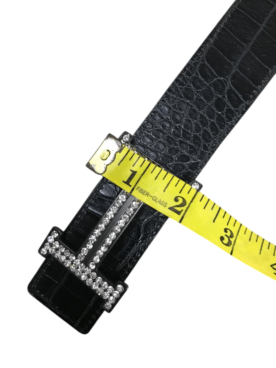 BUFFALO BOBS Buffalo Bobs Reversible Leather Belt with Rinstone Buckle Size ONE SIZE - 11 Thumbnail