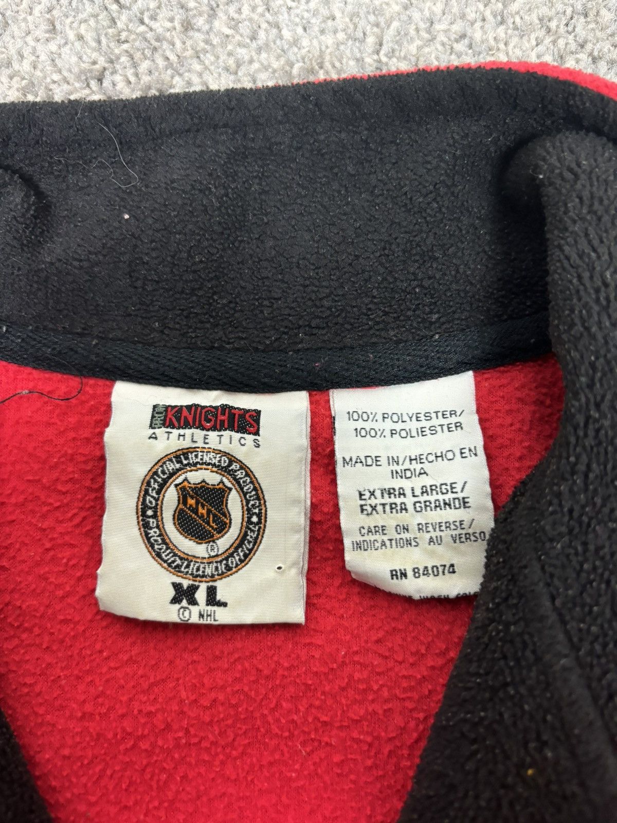 NHL Vintage Detroit red wings fleece full zip up Size US XL / EU 56 / 4 - 5 Thumbnail