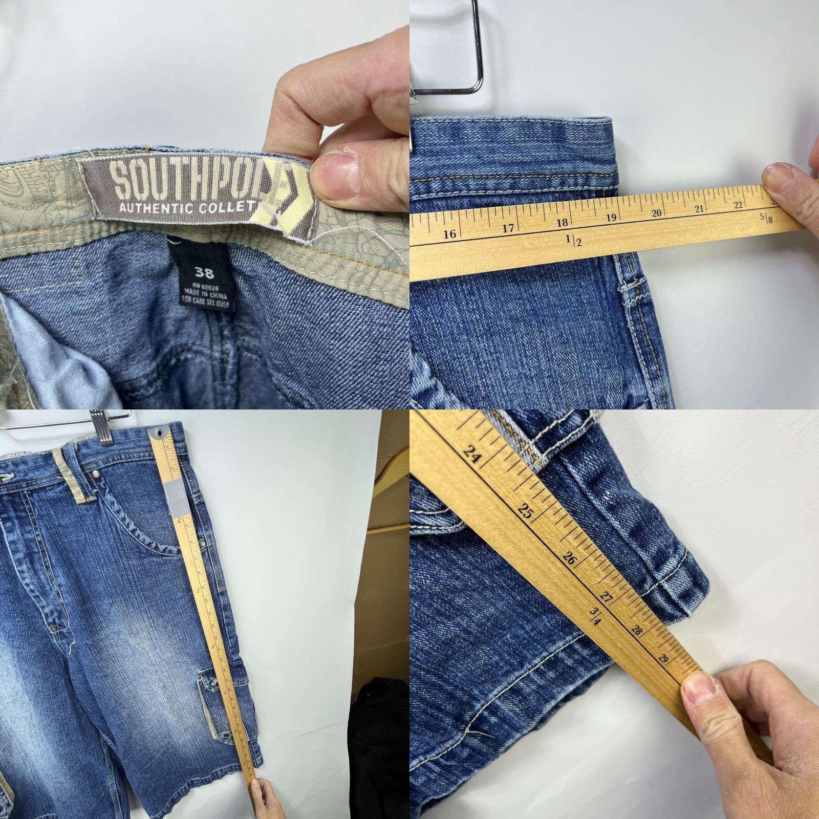 Southpole VINTAGE Southpole Jorts Jeans Shorts Denim Baggy Hip Hop Urban 38 Men's Blue Size US 38 / EU 54 - 9 Thumbnail
