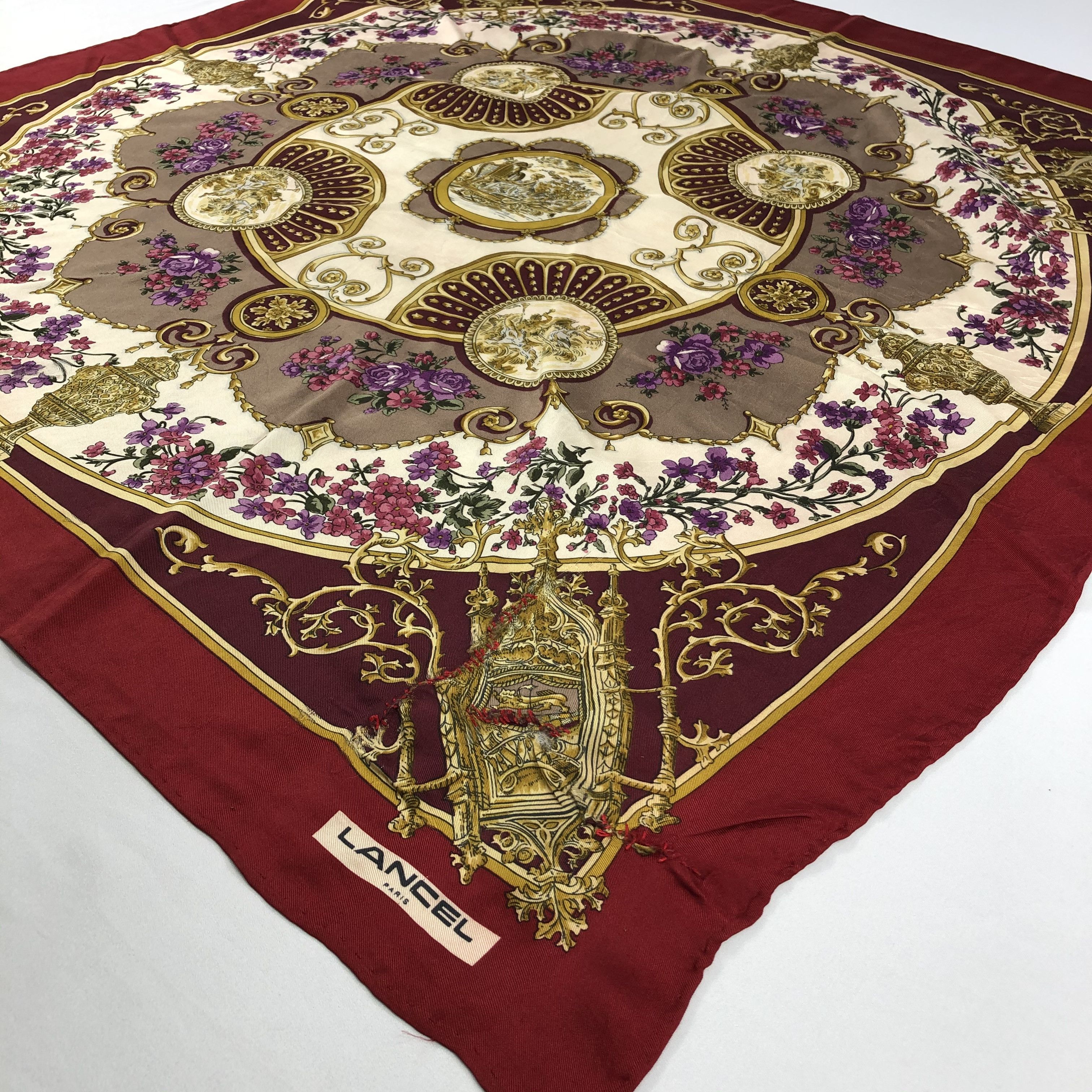 Lancel Vintage Lancel Silk Scarf Size ONE SIZE - 3 Thumbnail