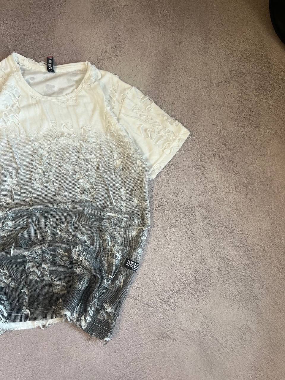 Diesel Faded Crash denim thrashed y2k distressed t shirt Size US S / EU 44-46 / 1 - 2 Thumbnail