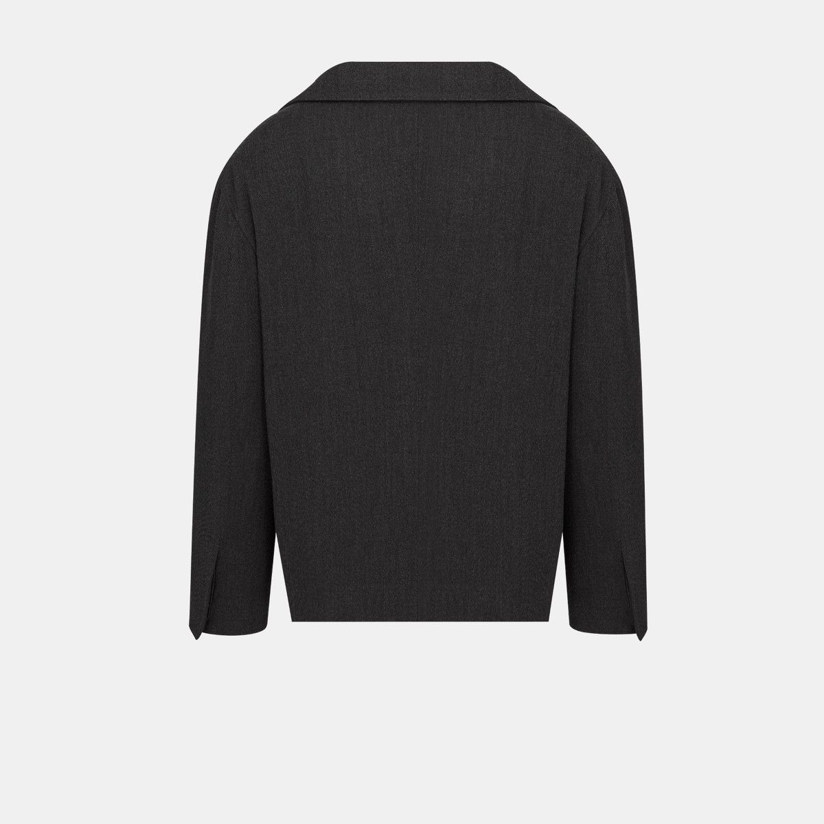 Dior o1w1db11024 Off-The-Shoulder Jacket in Grey Size US XL / EU 56 / 4 - 2 Thumbnail