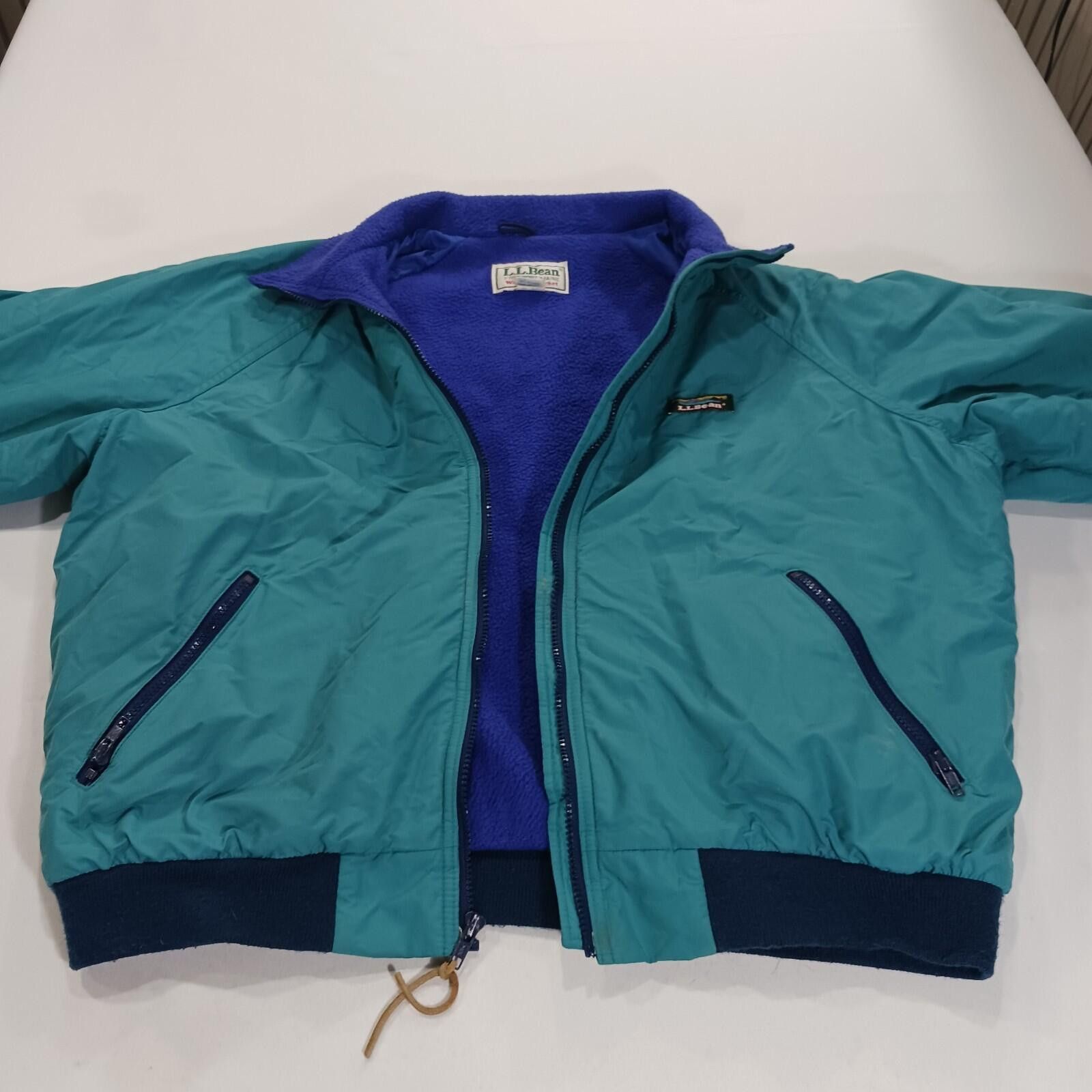 L.L. Bean Vintage LL Bean Men's Green Full Zip Warm-Up Jacket XL Size US XL / EU 56 / 4 - 11 Thumbnail